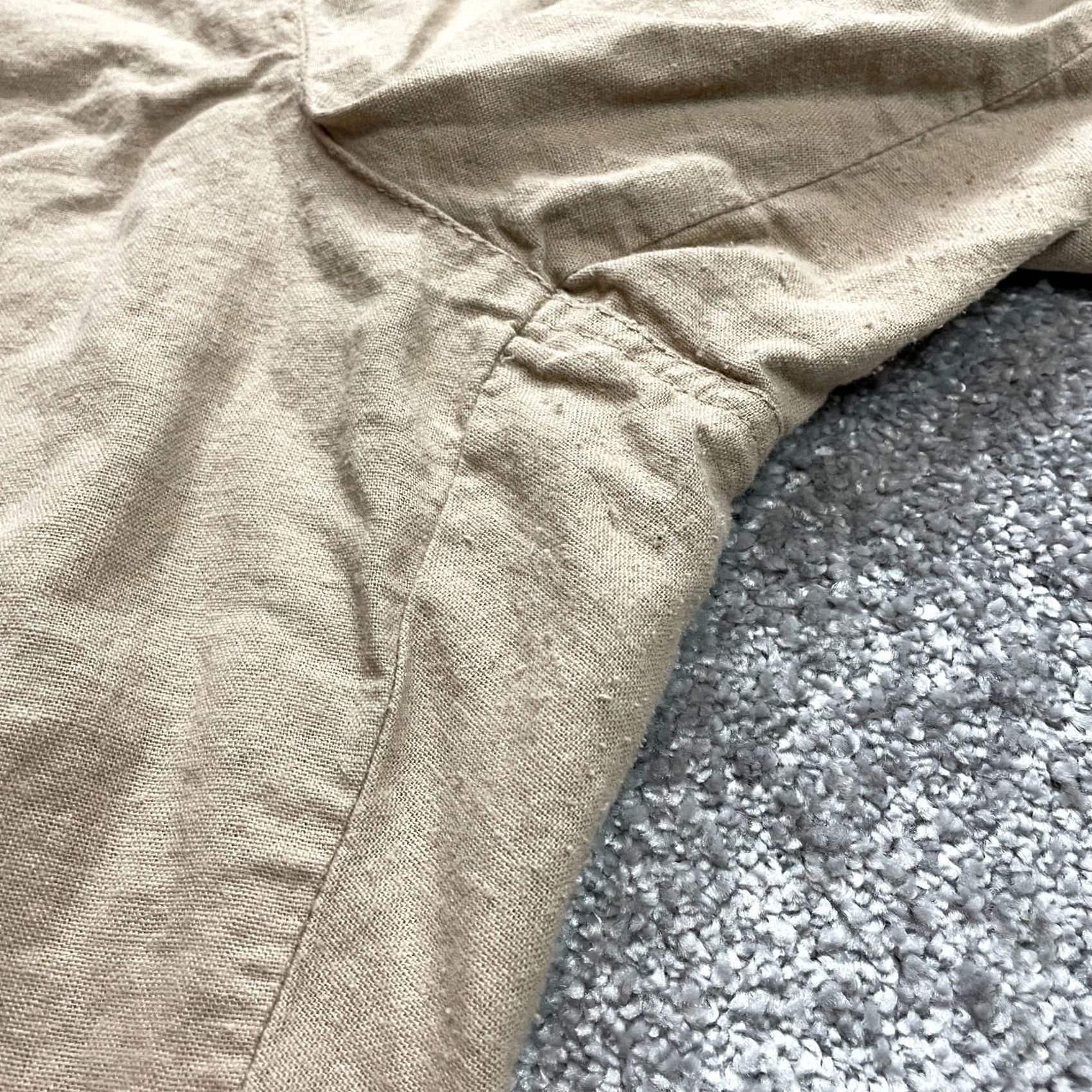 Vintage Per Se Sweatshorts Womens 3X Brown Elastic Waist Linen Soft Casual Stretch 10" Size 30" / US 8 / IT 44 - 4 Thumbnail