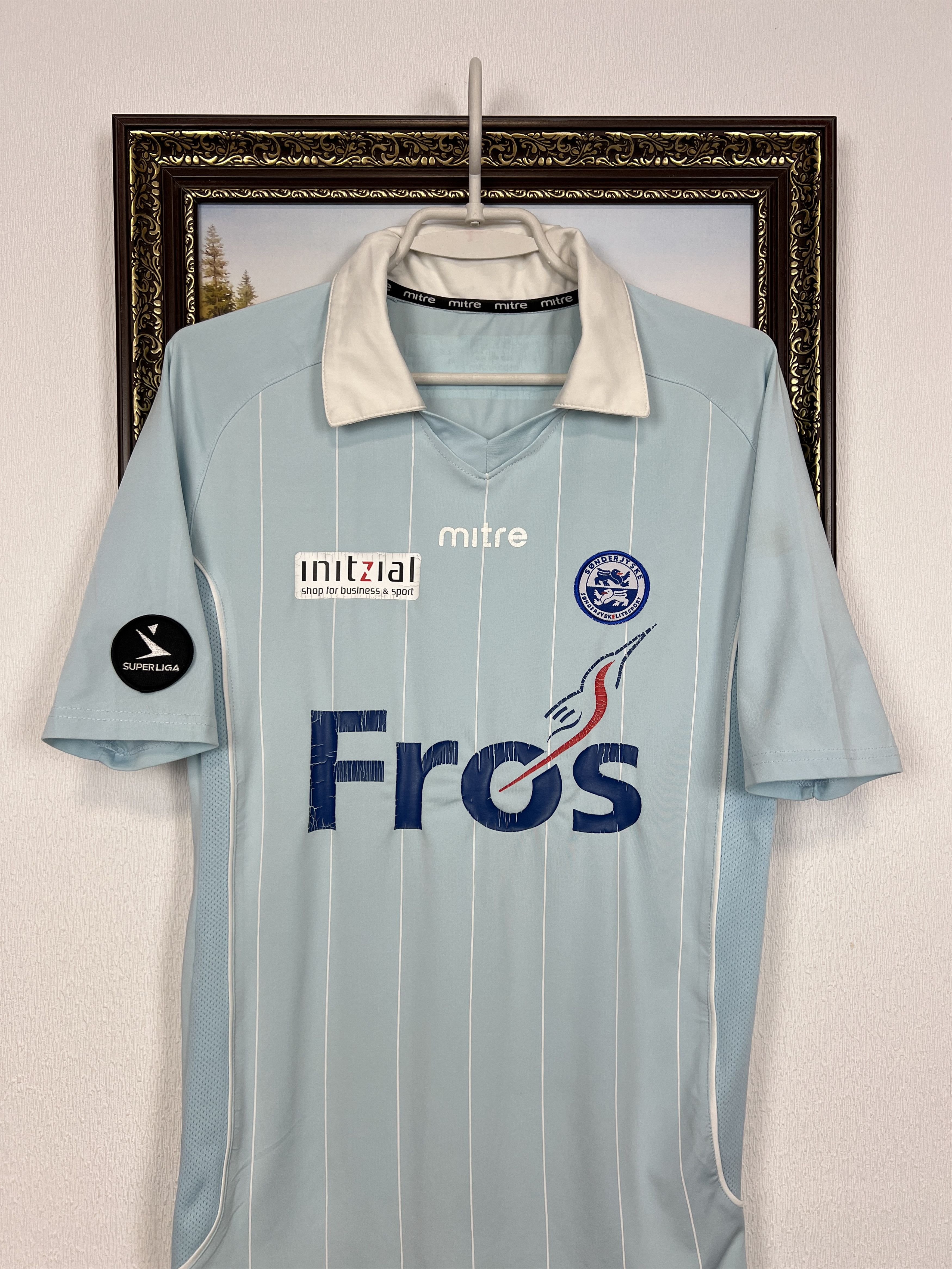 Vintage SonderjyskE football shirt 2010 Soccer Mitre Jersey Tee Size US M / EU 48-50 / 2 - 2 Thumbnail
