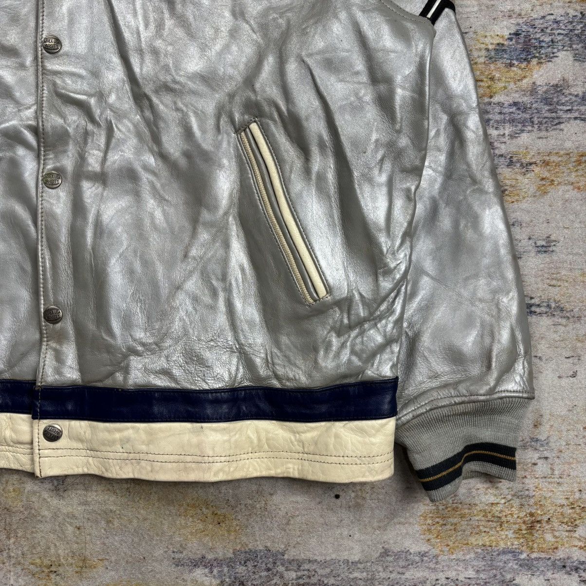 Avirex Vintage 90s Avirex west indies shark varsity leather jacket Size US XXL / EU 58 / 5 - 9 Thumbnail