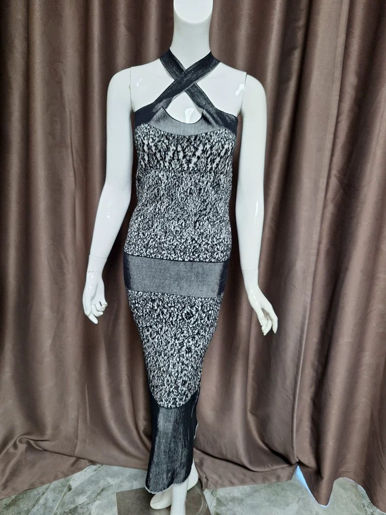 Vivienne Westwood Vivienne Westwood Women's Dress Black White - dmc Size L / US 10 / IT 46 - 1 Thumbnail