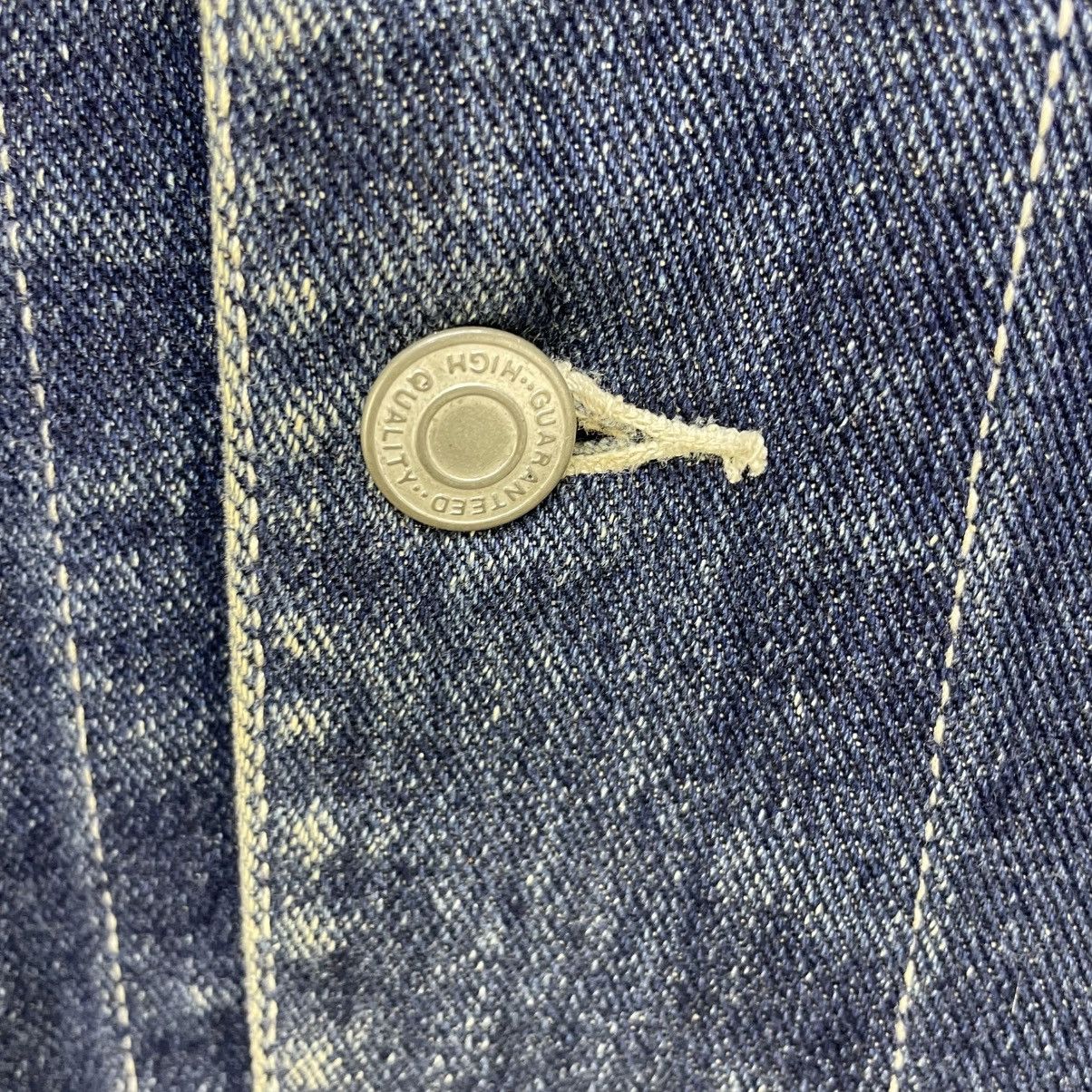 45rpm 💥Vintage Sunfaded Pairshine Worker Denim Jacket Size US L / EU 52-54 / 3 - 17 Thumbnail