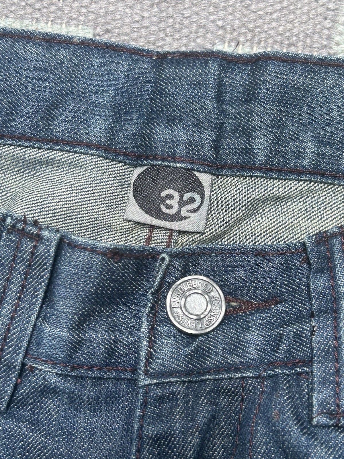 Vintage Vtg Levis Engineered jeans fade NWT DEADSTOCK straight 33x33 Size US 33 - 5 Thumbnail