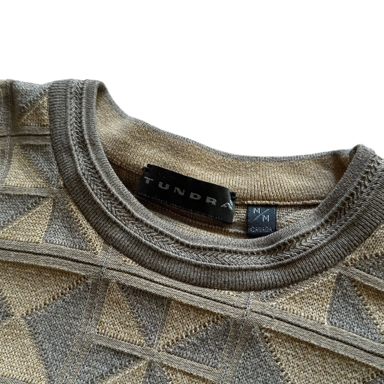 Tundra Vintage Tundra Patterned Grandpa Sweater Sz M Size US M / EU 48-50 / 2 - 2 Thumbnail