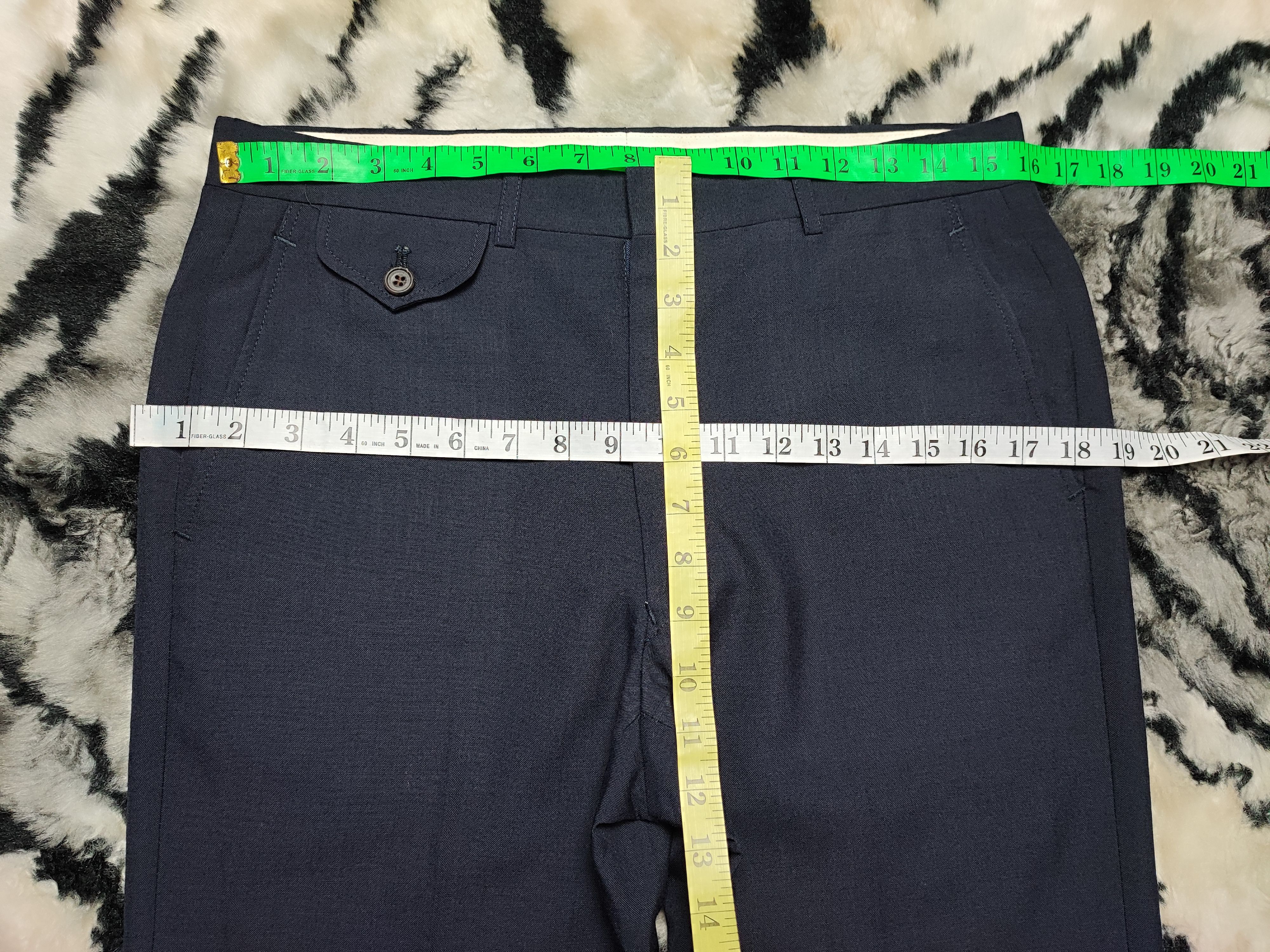 Chaps Ralph Lauren Pinstripe Dress Pants Size US 31 - 8 Thumbnail