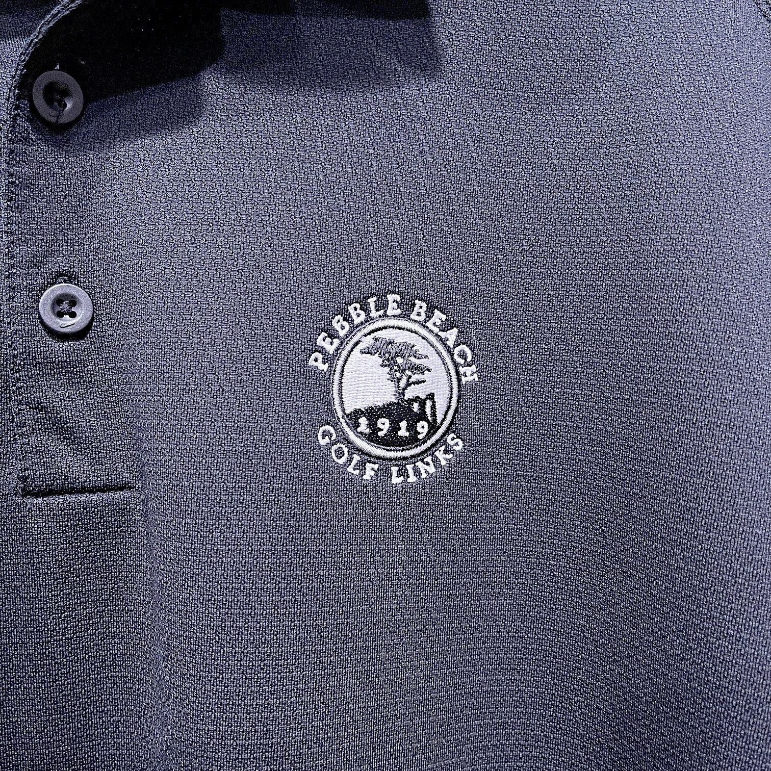 Nike Nike Pebble Beach Golf Links Polo Shirt Black Mens XXL 2XL Size US XXL / EU 58 / 5 - 3 Thumbnail