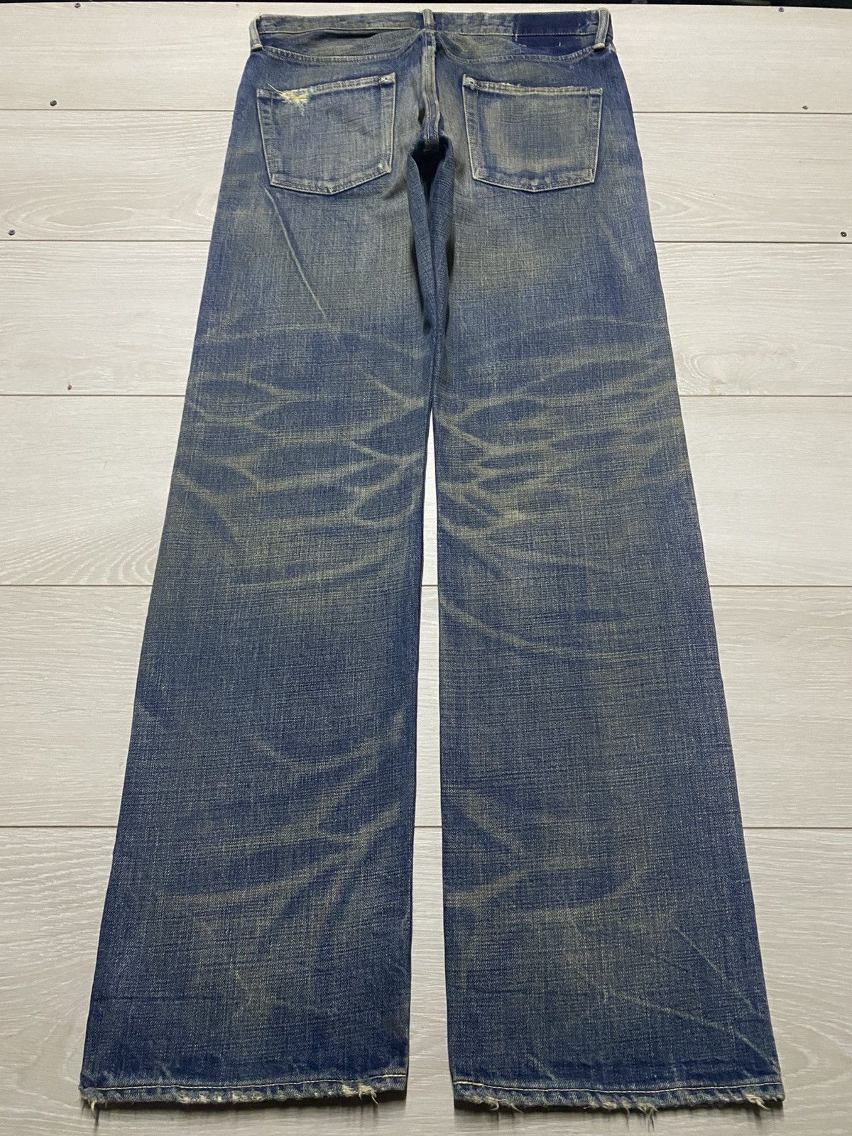 Levi's Vintage Levis Japan Mud Wash Rusty Distressed Loose Jeans Size US 33 - 2 Thumbnail