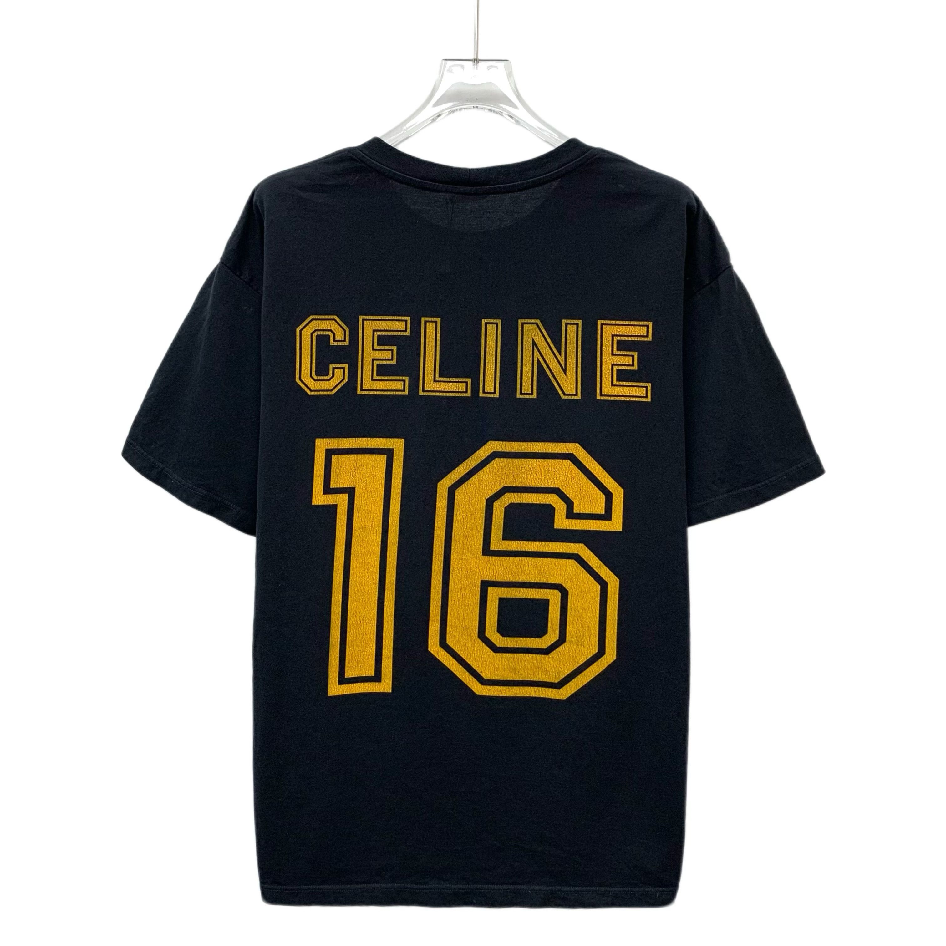 Celine Celine Number & Letter Print T-Shirt Black (S) Size S / US 4 / IT 40 - 2 Thumbnail