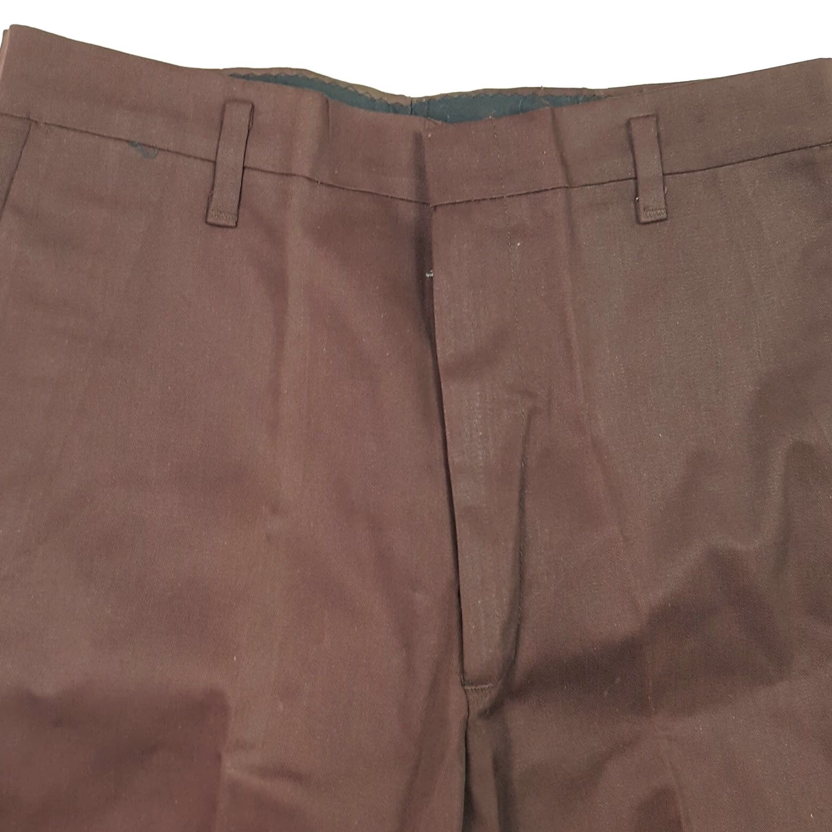 Vintage VINTAGE Dee Cee Chino Shorts 27 Brown 70s 80s Permanent Press Men Trads Casual Mens Size US 27 - 2 Thumbnail