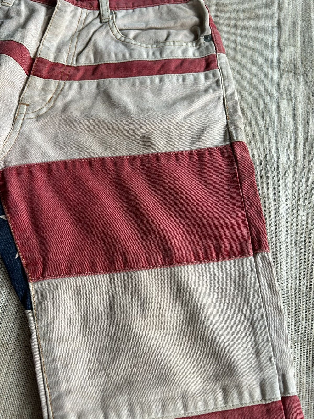 Hysteric Glamour × Japanese Brand Vintage HYSTERIC GLAMOUR Kinky American Flag Jeans Size US 27 - 7 Thumbnail