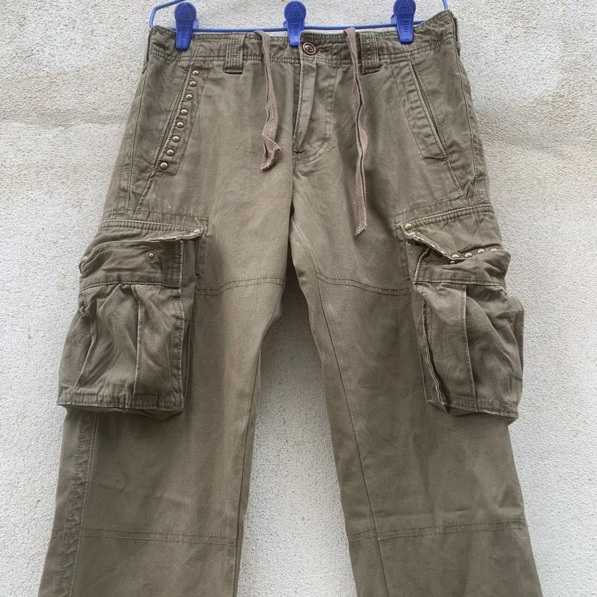 semanticdesign SEMATIC DESIGN🔥30x33 STUDDED BIGPOCKET TROUSERS CARGO PANTS Size US 30 / EU 46 - 11 Thumbnail