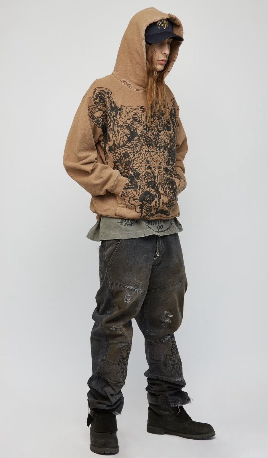 Warren Lotas Warren Lotas Stained Biker Pants Jeans Cargo Size US 30 / EU 46 - 4 Thumbnail