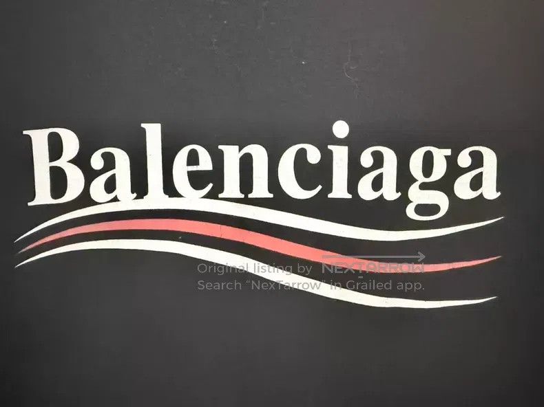 Balenciaga Balenciaga Black Coke Wave Short Sleeve Size US XS / EU 42 / 0 - 4 Thumbnail
