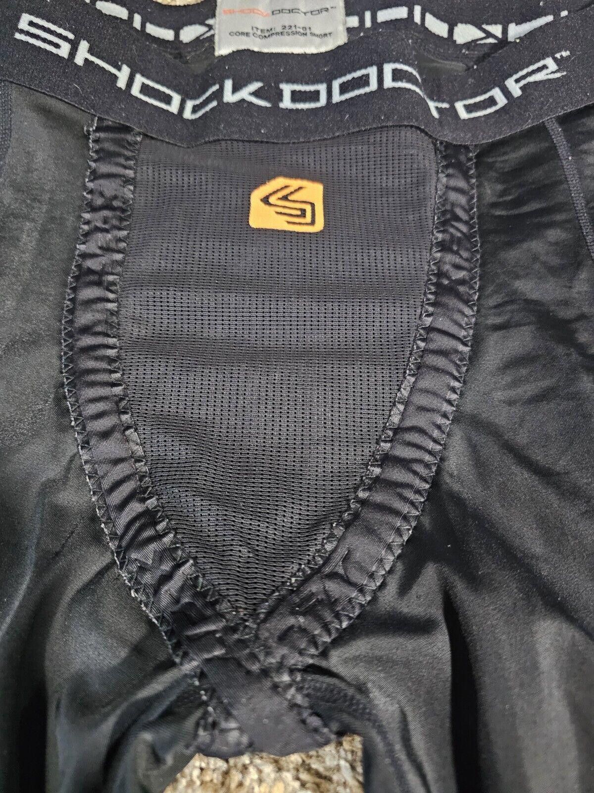 Designer ShockDoctor Core Compression Shorts NutCup Pocket - DAMAGE Size ONE SIZE - 3 Thumbnail