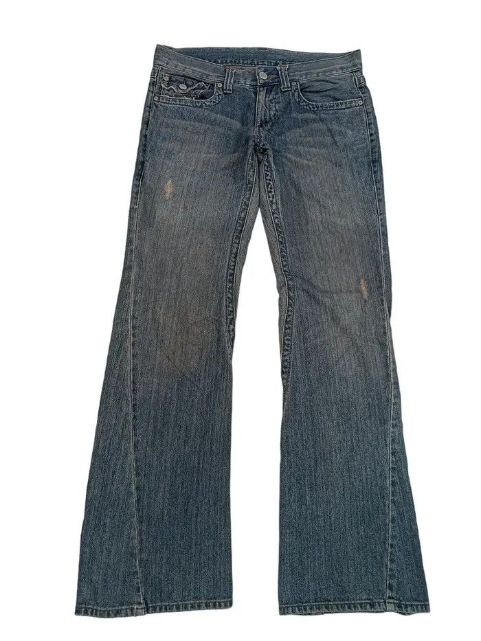 Japanese Brand Japanese branded blue fLARE Size US 34 / EU 50 - 2 Thumbnail