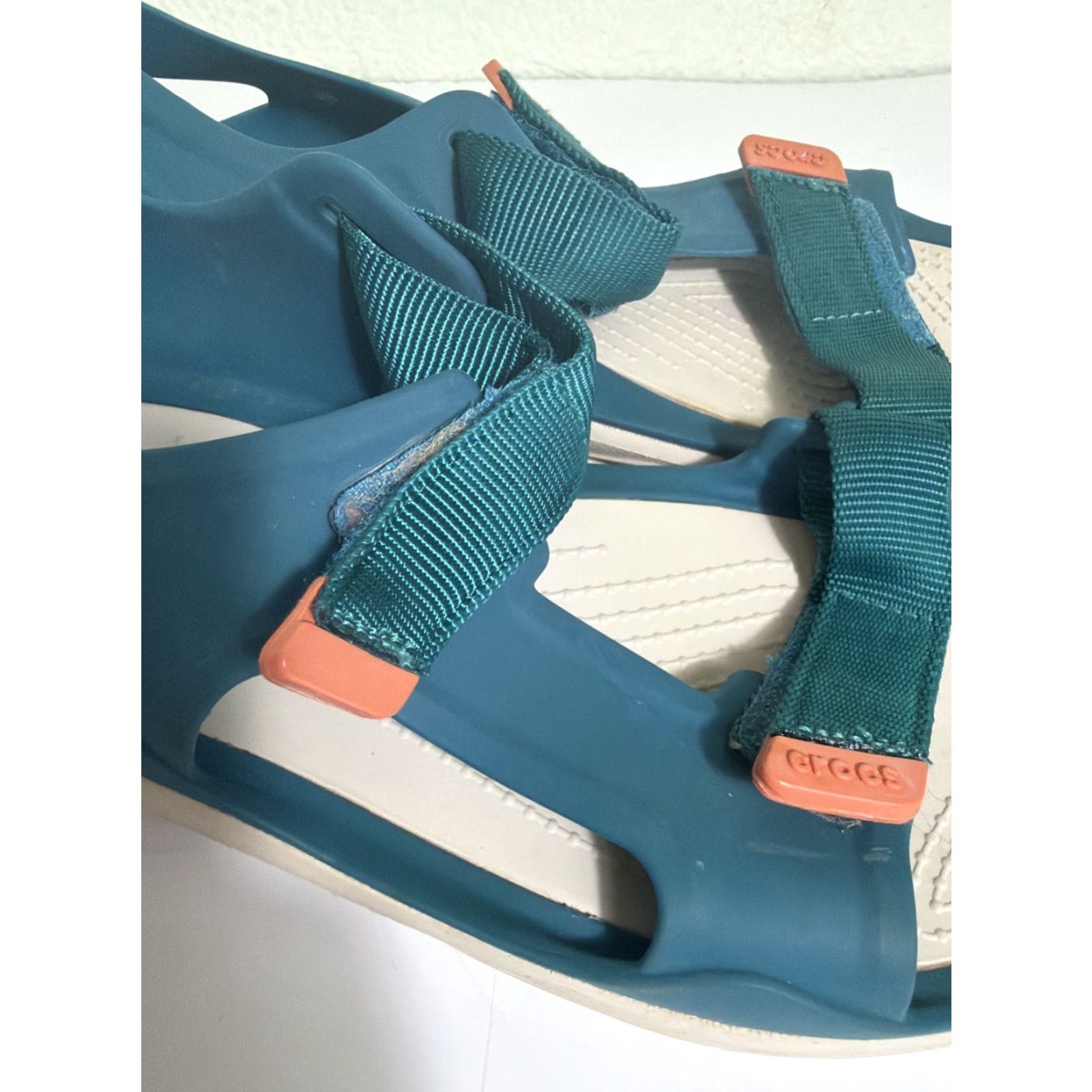 Crocs Crocs Swiftwater Expedition Sandal Adjustable Women Size 9 Juniper/Stucco Beige Fisherman Rubber Shoes Sandal Size US 9 / IT 39 - 4 Thumbnail