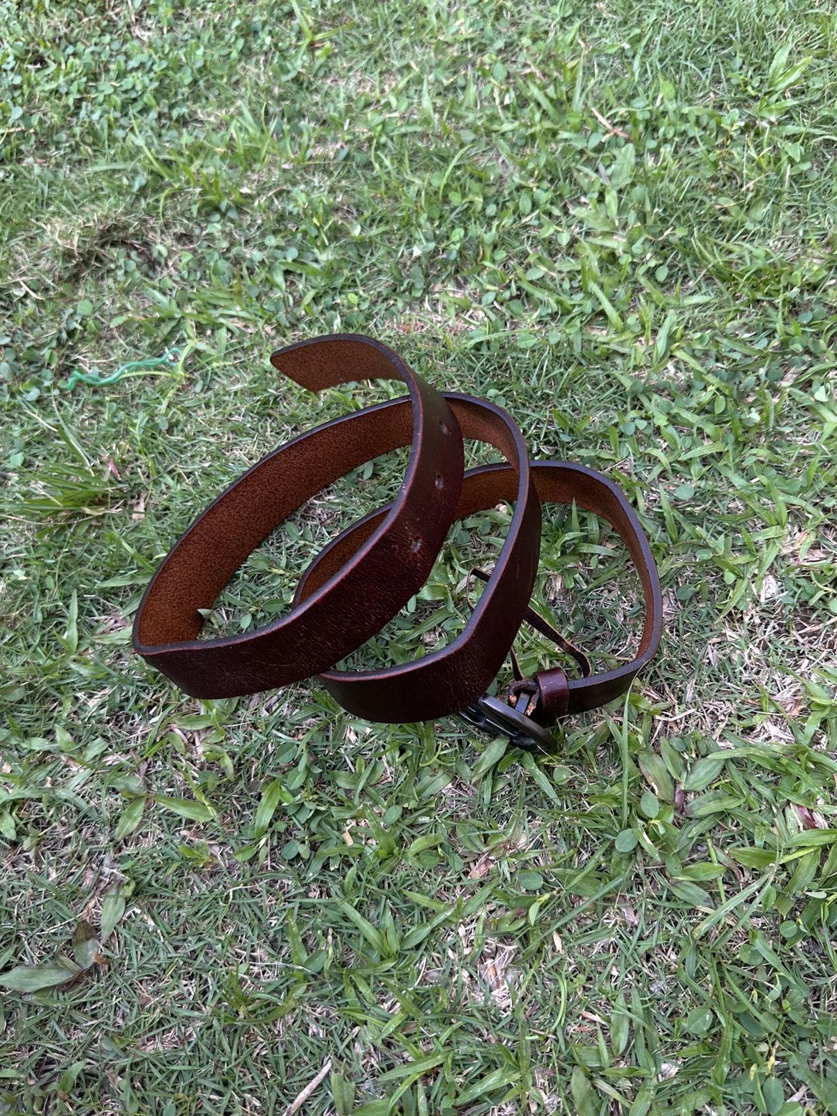 Gucci Vintage Gucci Silver Buckle Brown Leather Belt Size ONE SIZE - 4 Thumbnail