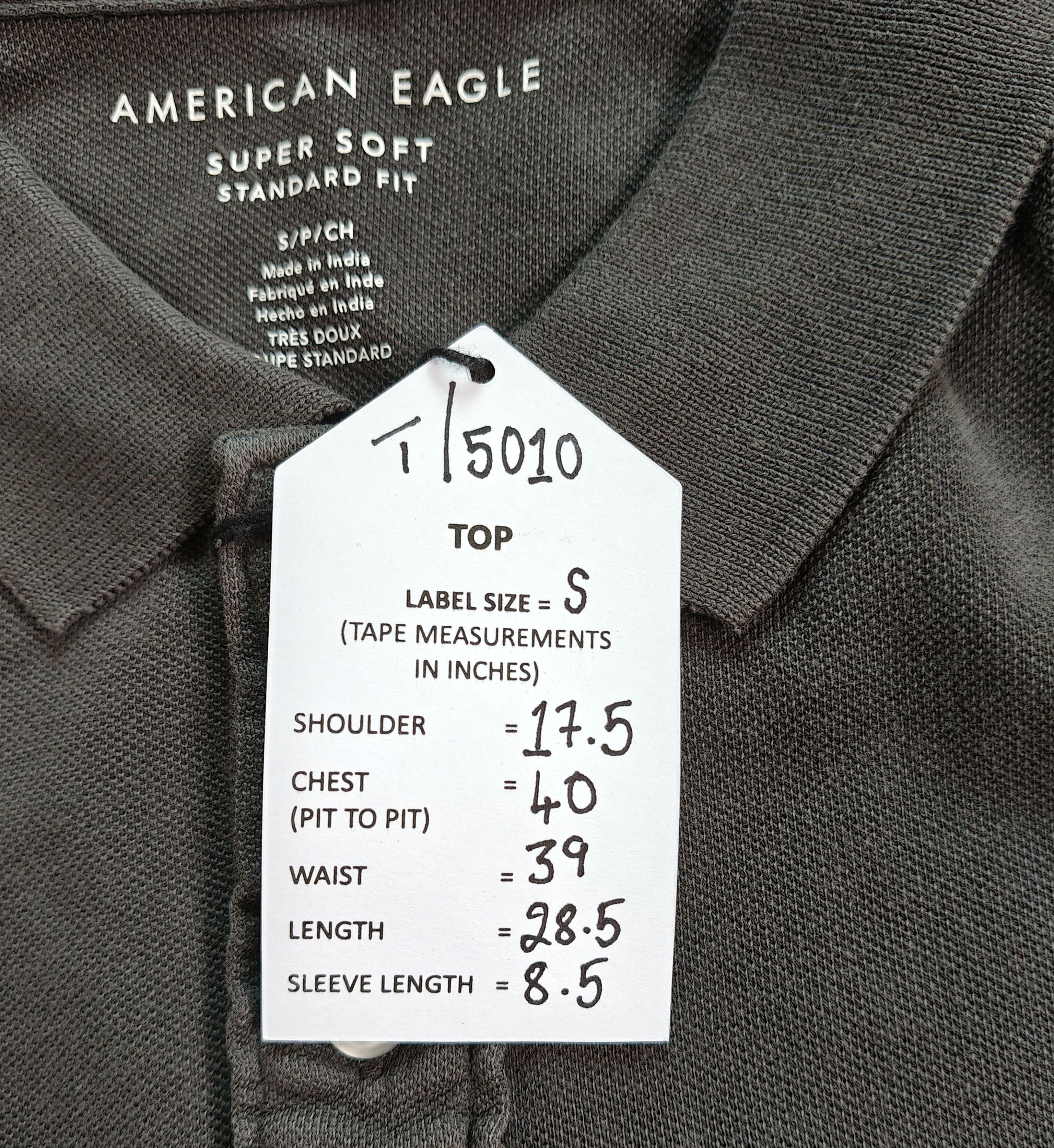 American Eagle Outfitters American Eagle Men's Polo shirt Free Shipping T/5010 Size US S / EU 44-46 / 1 - 9 Thumbnail