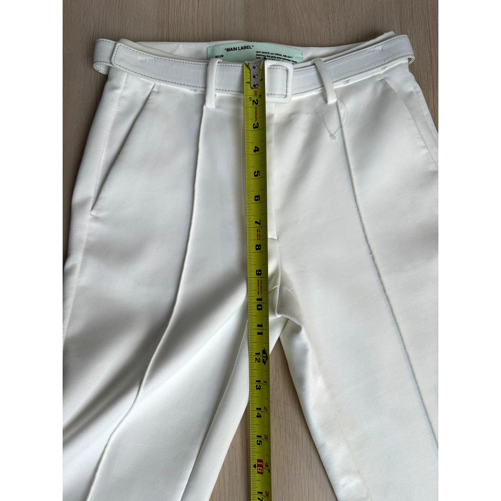 Off-White Off-White White Pleated Pant with Belt Size 38 - NEW Size 38" / US 16 / IT 52 - 5 Thumbnail