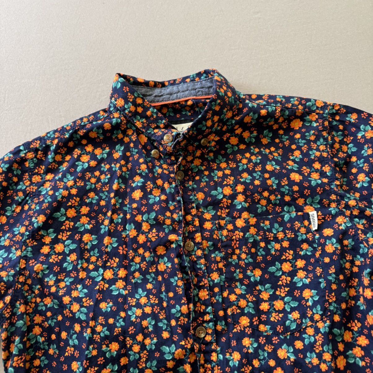 Dravus Zumiez Dravus Floral Short Sleeve Button Up T-Shirt Size US S / EU 44-46 / 1 - 5 Thumbnail