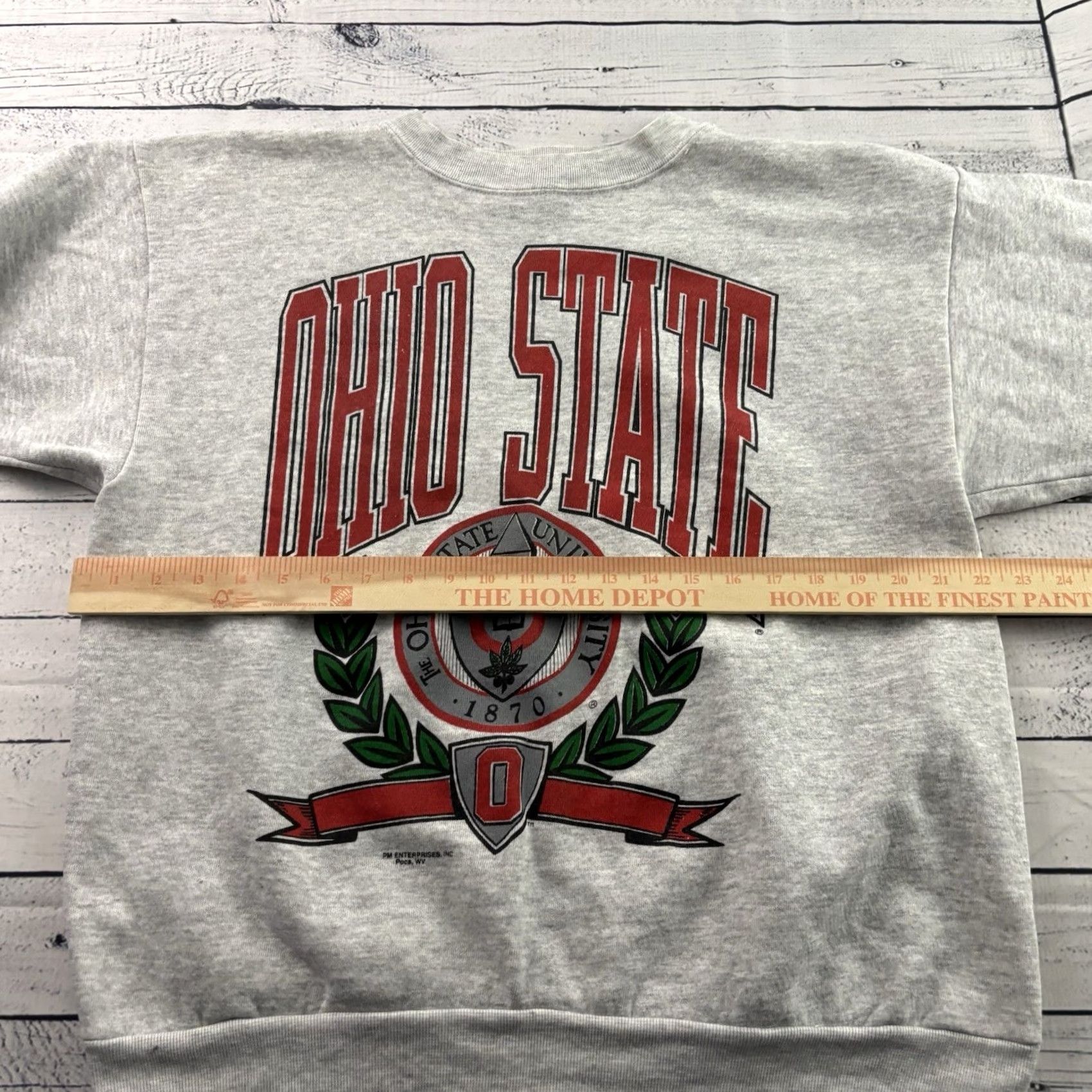 Tultex VINTAGE Tultex Ohio State Pullover Crewneck Sweatshirt Men 2XL Gray Size US XXL / EU 58 / 5 - 7 Thumbnail
