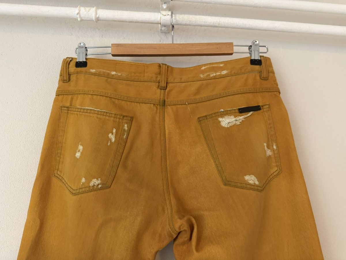 Dolce & Gabbana Distressed Mustard Denim by Dolce & Gabbana – Size 33 Size US 33 - 9 Thumbnail