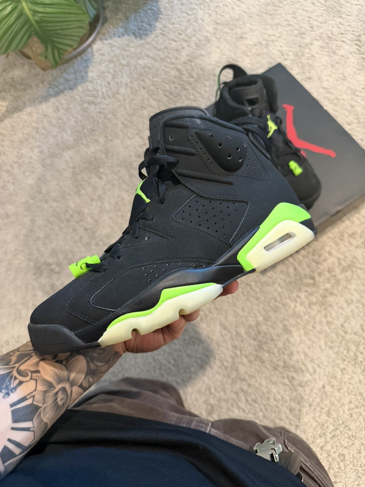 Jordan Brand Electric Green Jordan 6's Size US 8.5 / EU 41-42 - 1 Thumbnail