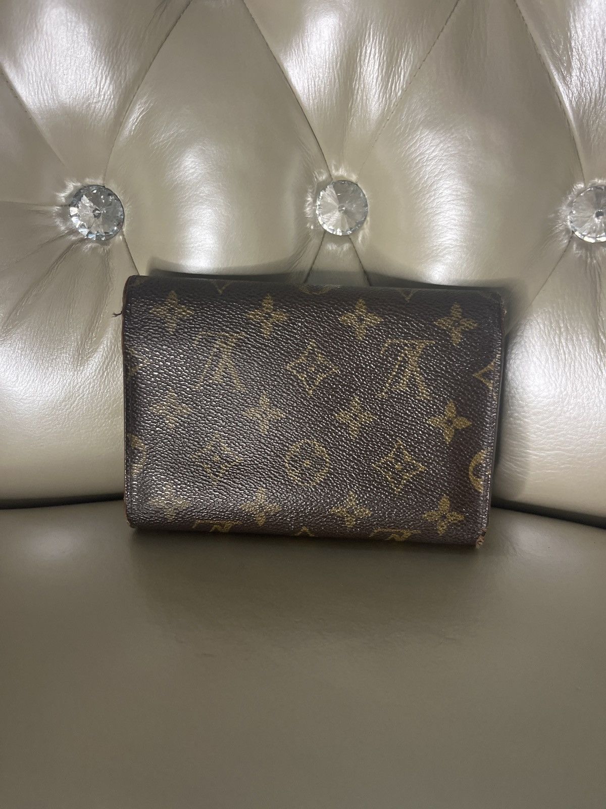 image of Authentic Louis Vuitton Monogram Wallet in Brown, Women's