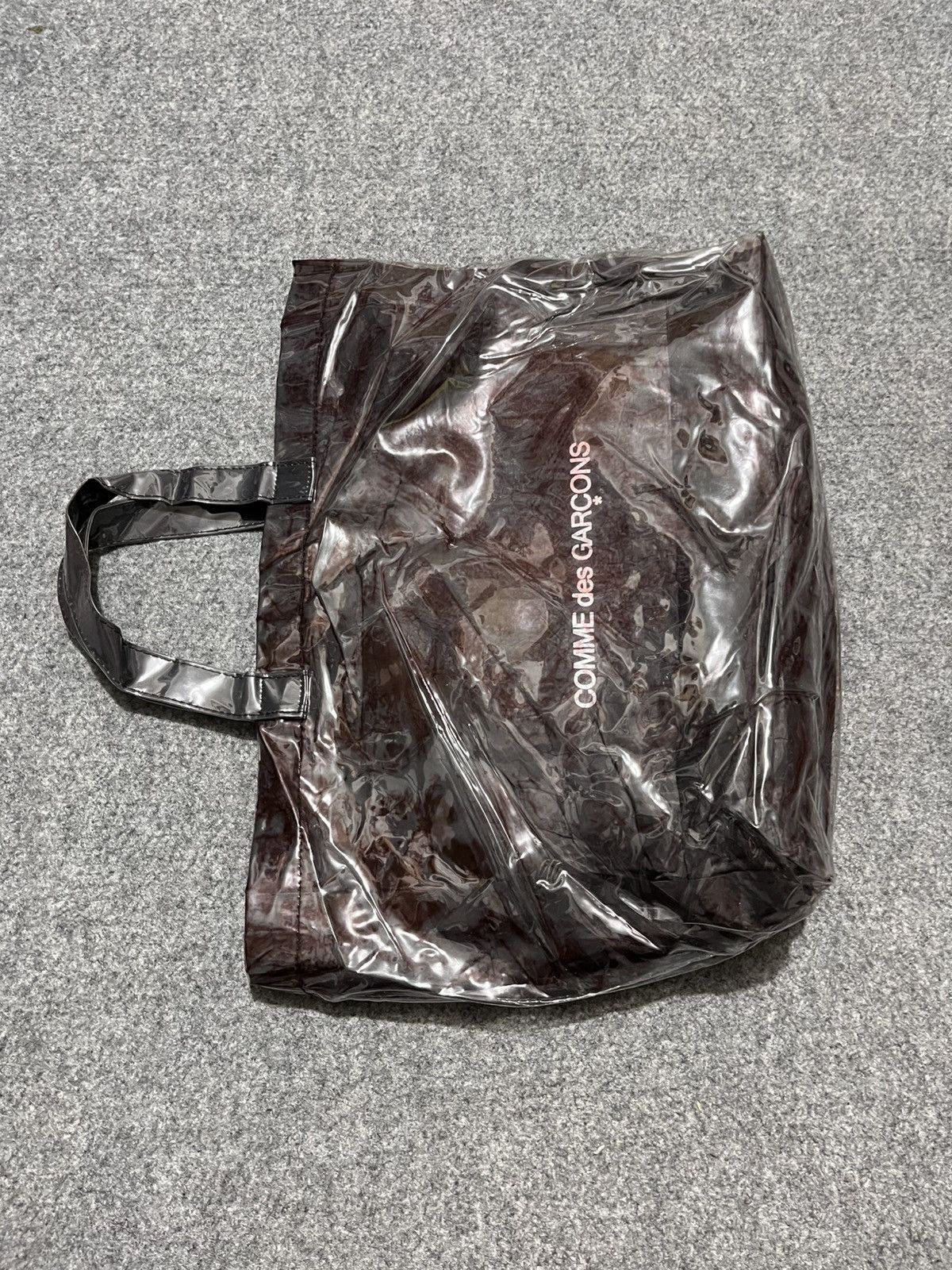 Comme des Garcons × Japanese Brand Comme des Garcons Tote Bag Kraft Paper PVC Size ONE SIZE - 7 Thumbnail