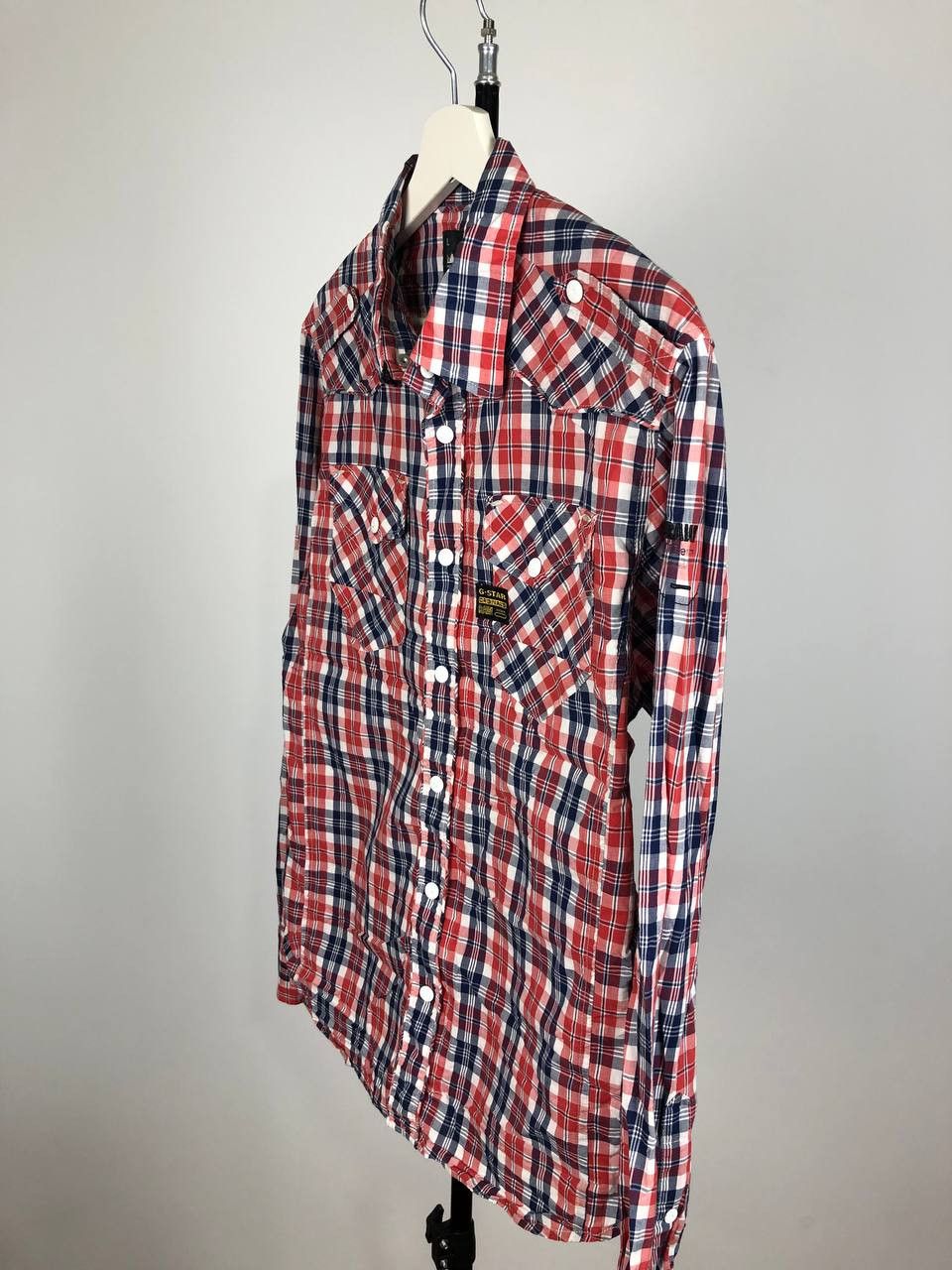 G-Star G-Star Raw Shirt New Midnight Fresh Piping Check size L Size US L / EU 52-54 / 3 - 5 Thumbnail