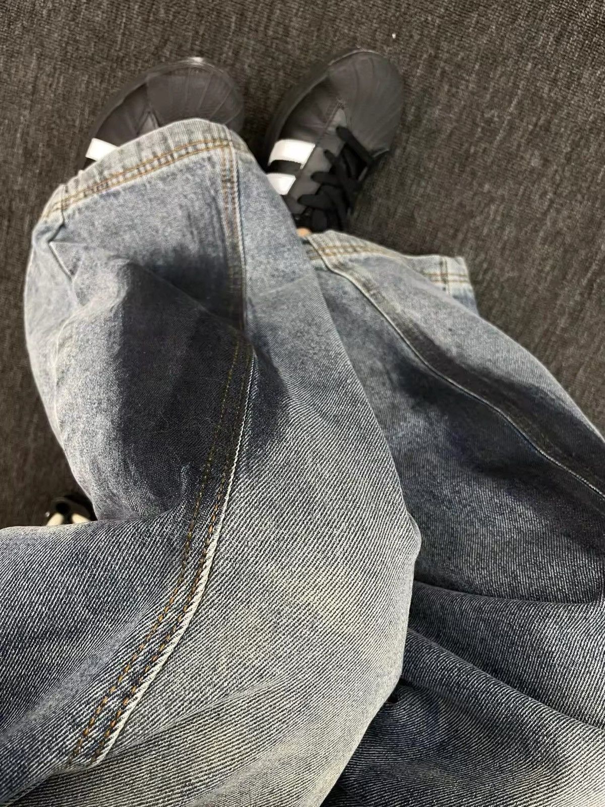 Japanese Brand × Jean Splash Ink Hole Ripped Jeans Size 29" - 7 Thumbnail