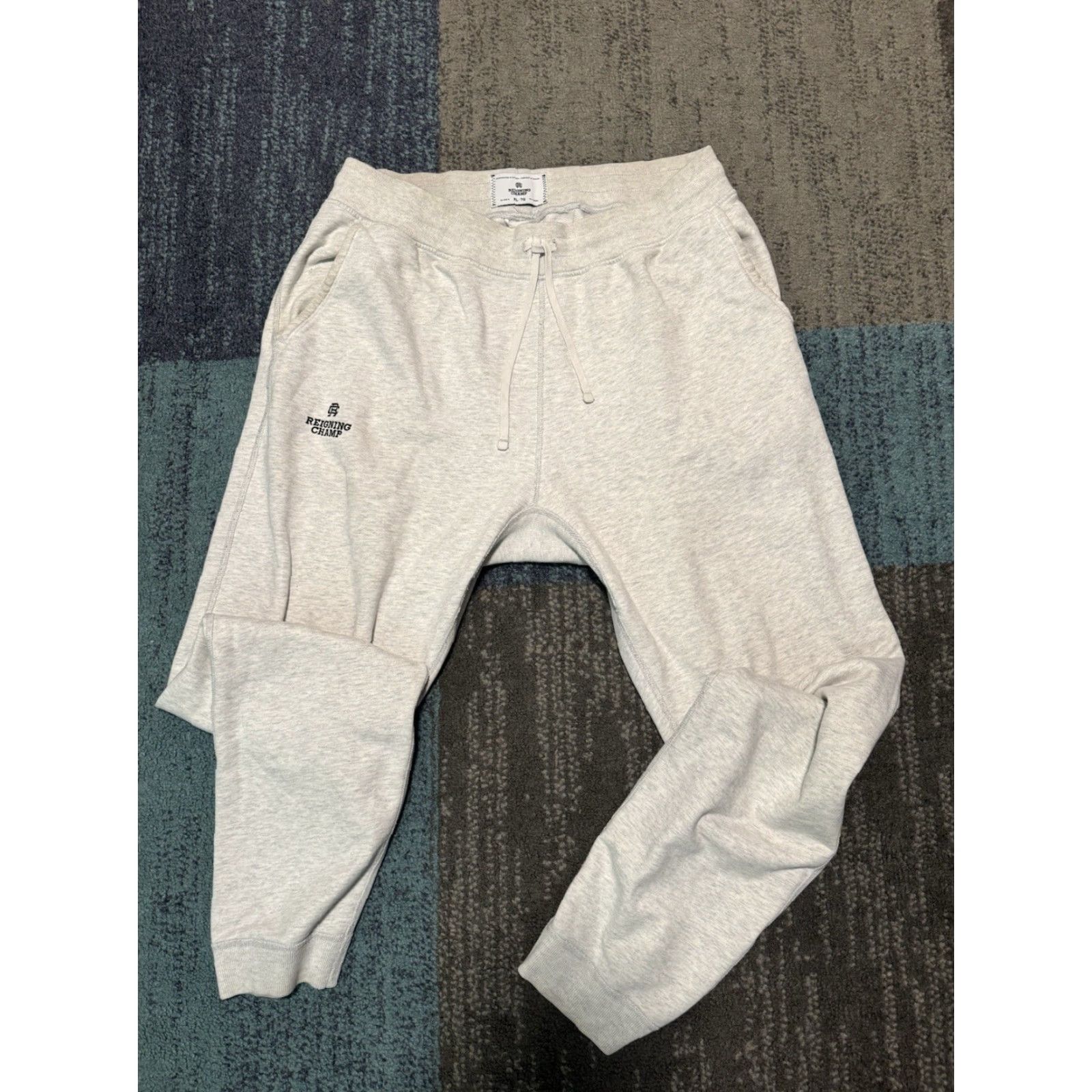 Reigning Champ VINTAGE Reigning Champ Midweight Terry Slim Sweatpant in Grey Size XL Size US 36 / EU 52 - 5 Thumbnail