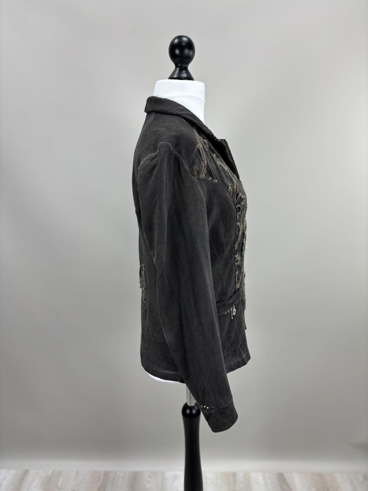 Elisa Cavaletti Womens blazer Elisa Cavaletti Size XL Color Gray Size XL / US 12-14 / IT 48-50 - 6 Thumbnail
