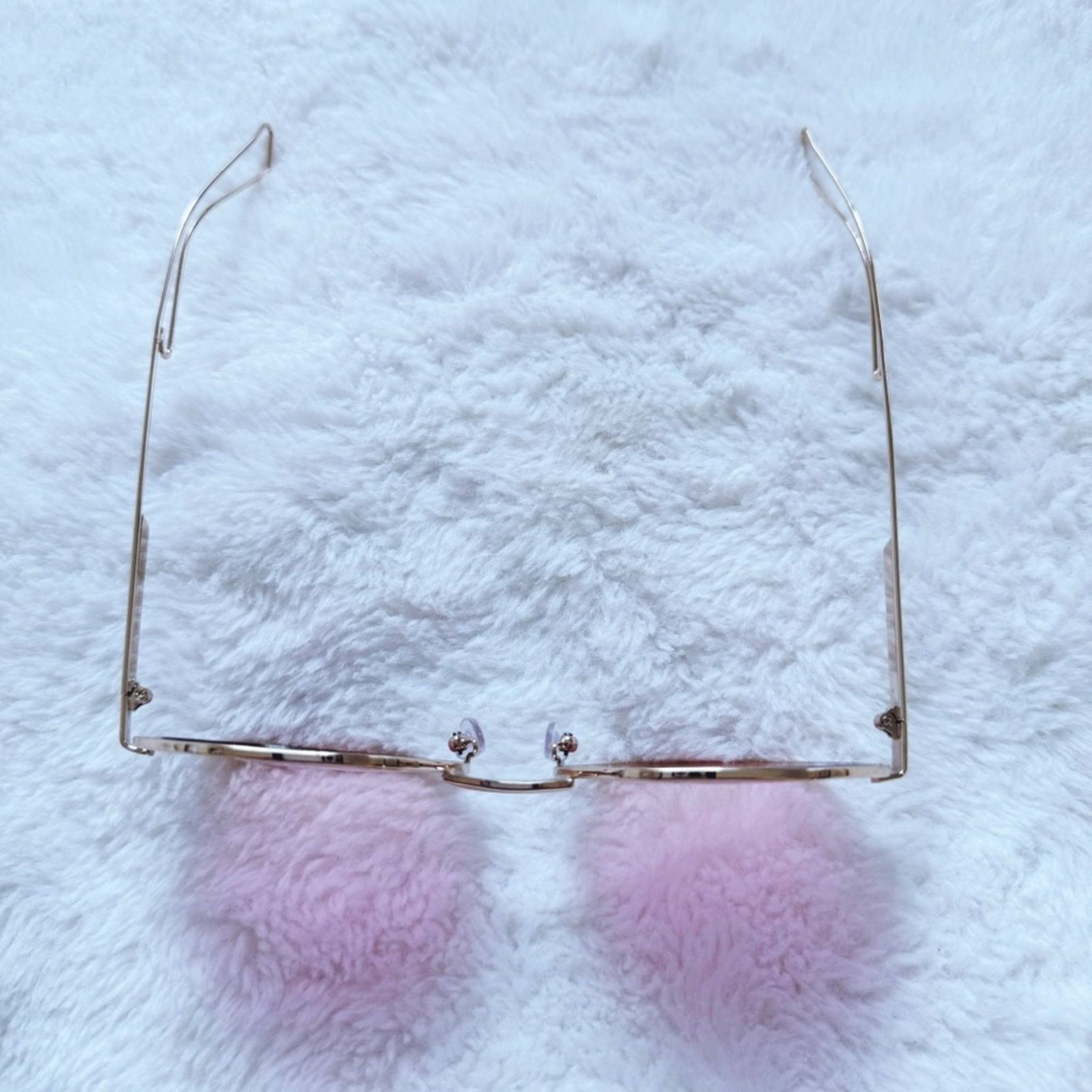 Other Seraphina Dark Pink Geometric Sunglasses Size ONE SIZE - 4 Thumbnail