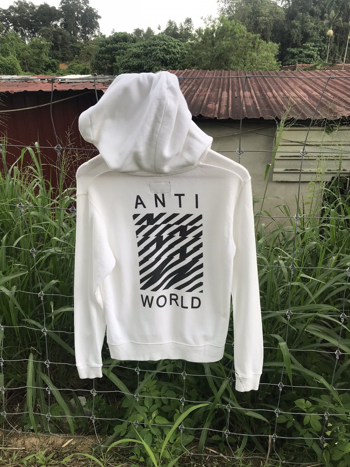 Japanese Brand × Number (N)ine Number Nine Anti World Hoodie Jacket Size US S / EU 44-46 / 1 - 1 Thumbnail