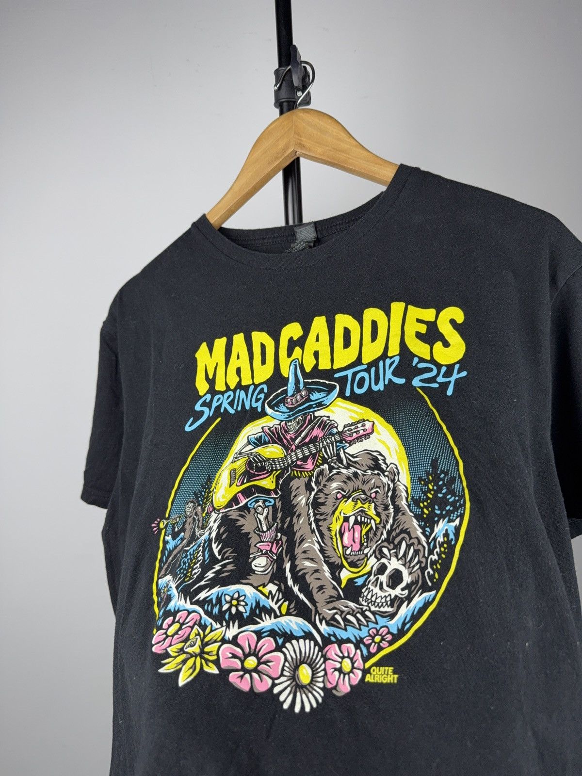 Vintage 00s Mad Caddies Spring Tour 2024 Graphic Band Tee Shirt Size US L / EU 52-54 / 3 - 4 Thumbnail