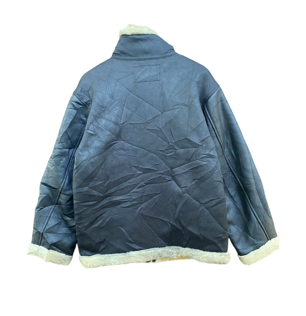 Japanese Brand Vintage BxBk Sherpa Shearling Jacket Size US L / EU 52-54 / 3 - 2 Thumbnail