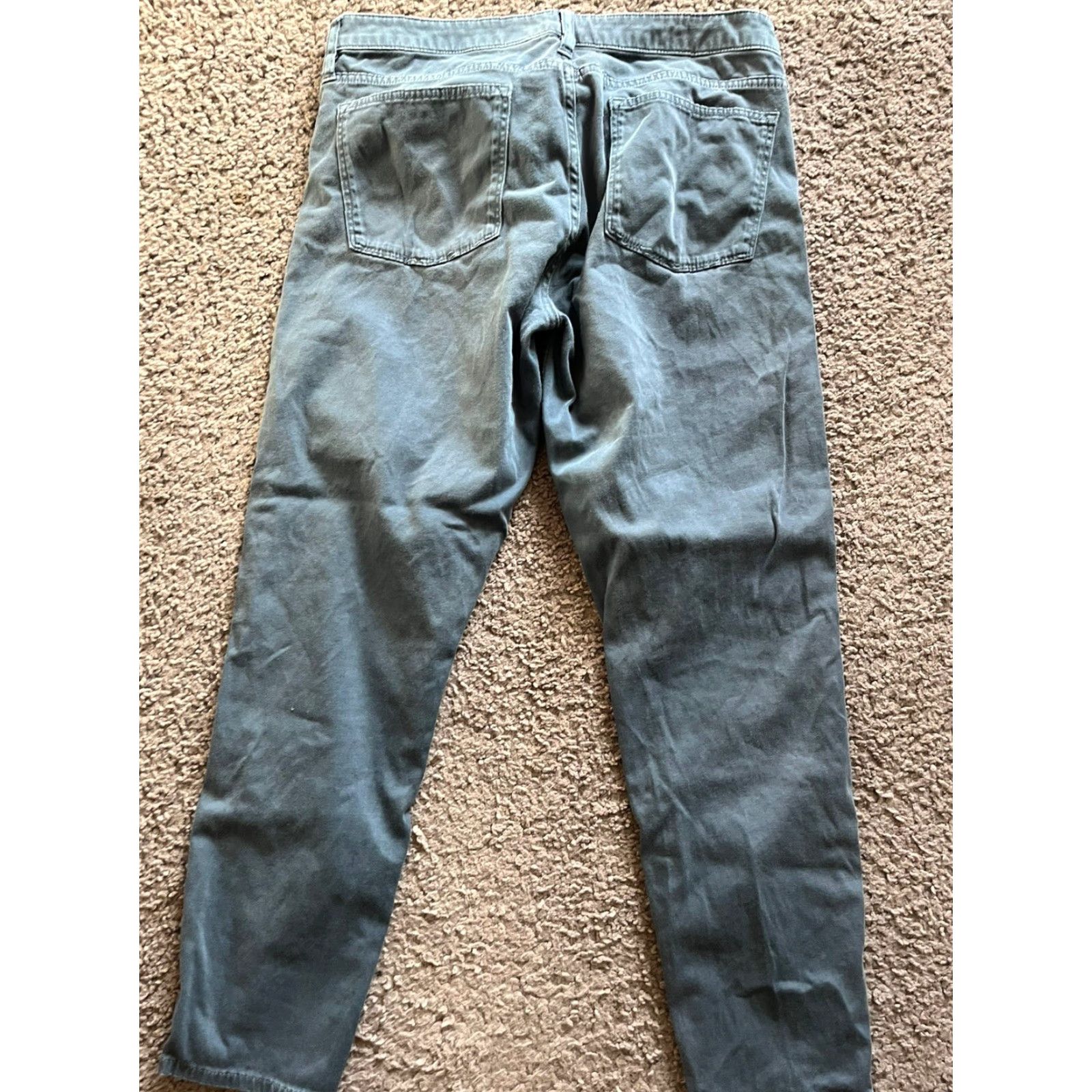 J.Crew J.Crew Women's Blue Sateen Skinny Jeans 31 Regular Slim Fit Stretch C8639 Size 24" / US 00 / IT 34 - 3 Thumbnail