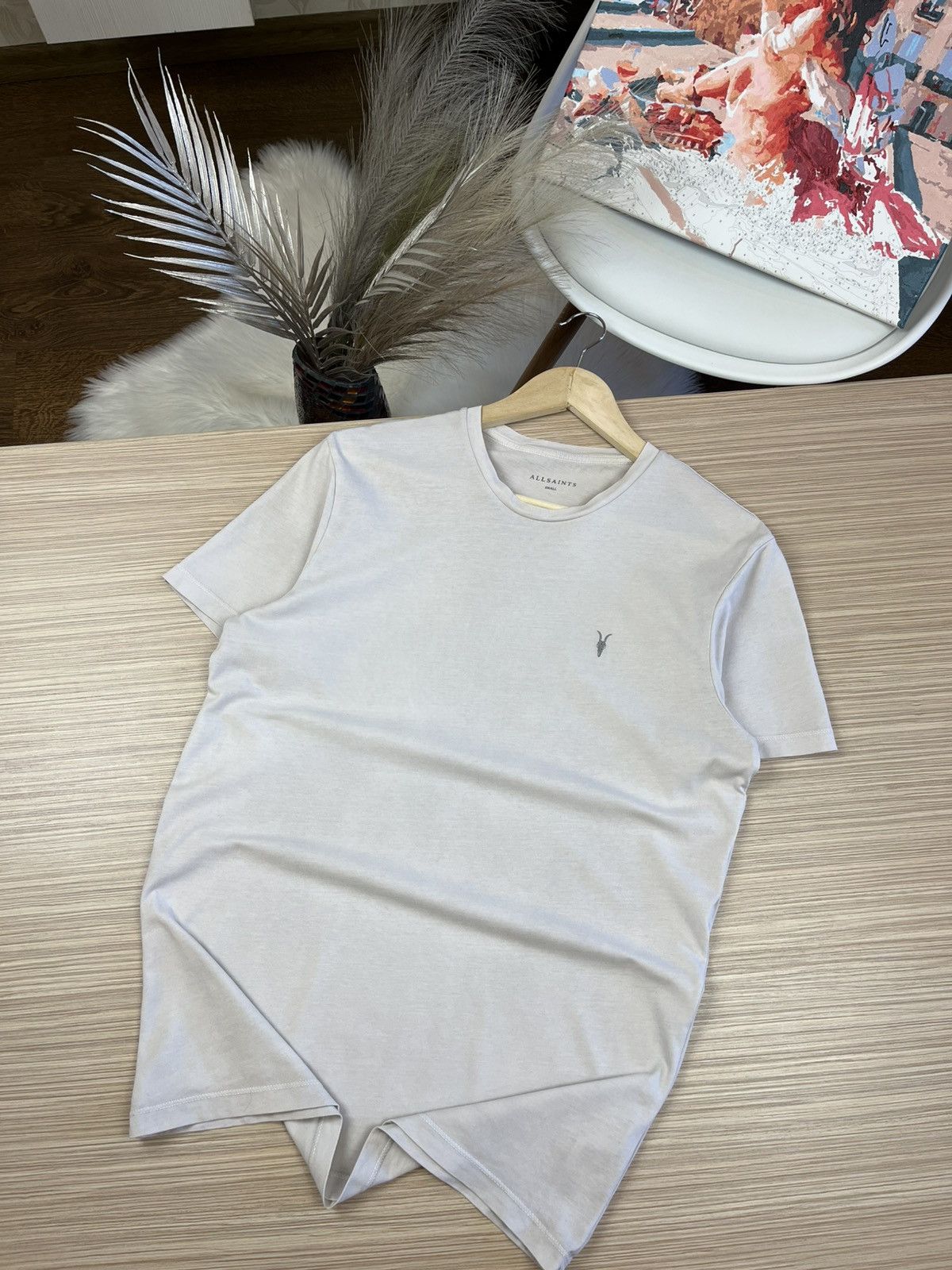 Allsaints × Designer Allsaints tee shirt casual mini logo streetwear sale Size US L / EU 52-54 / 3 - 1 Thumbnail