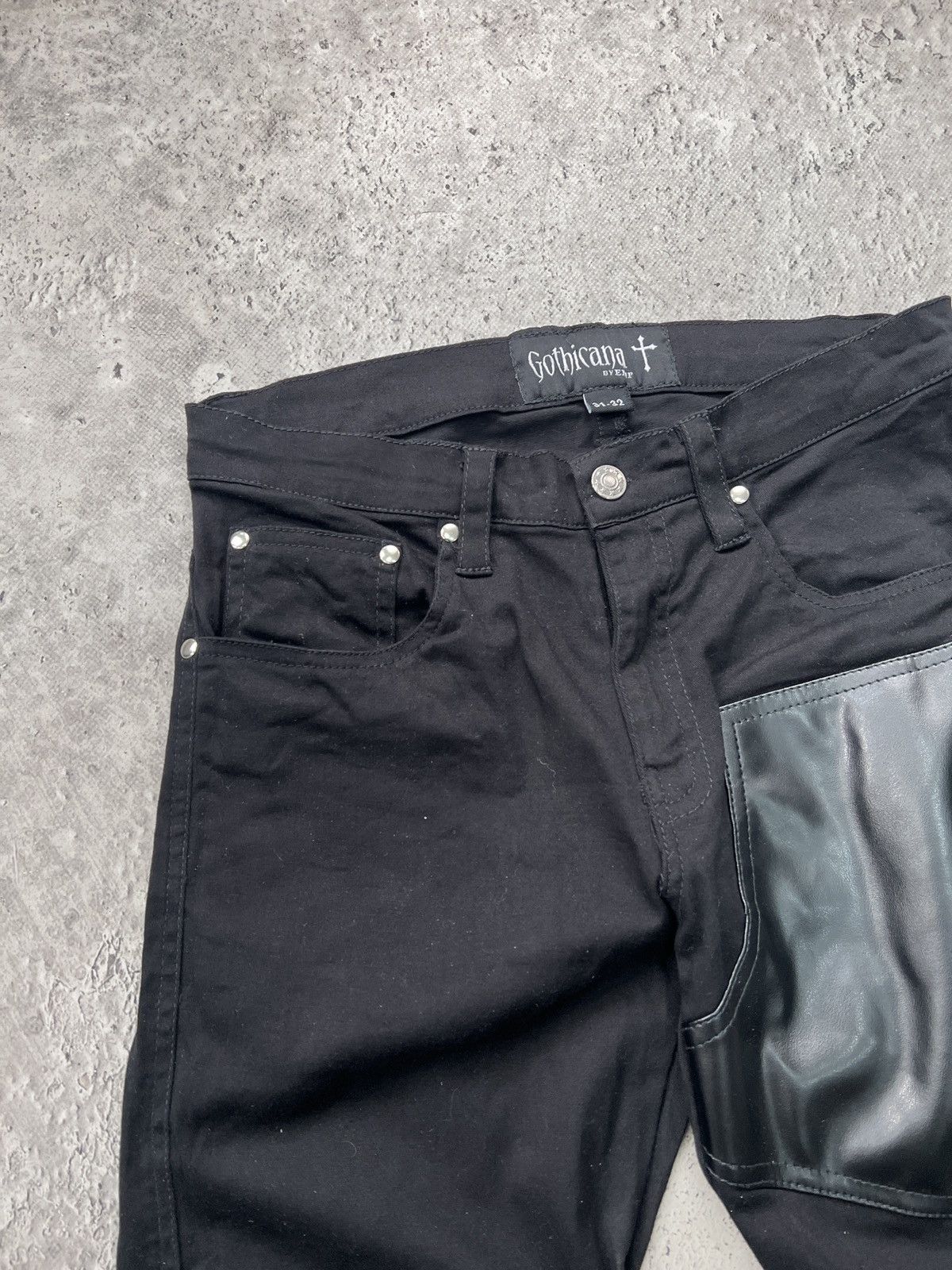 Le Grande Bleu (L.G.B.) × Tripp NYC × Vintage Vintage Tripp NYC Bondage Punk Gothic pants 3 CARTI STYLE Size US 32 / EU 48 - 7 Thumbnail