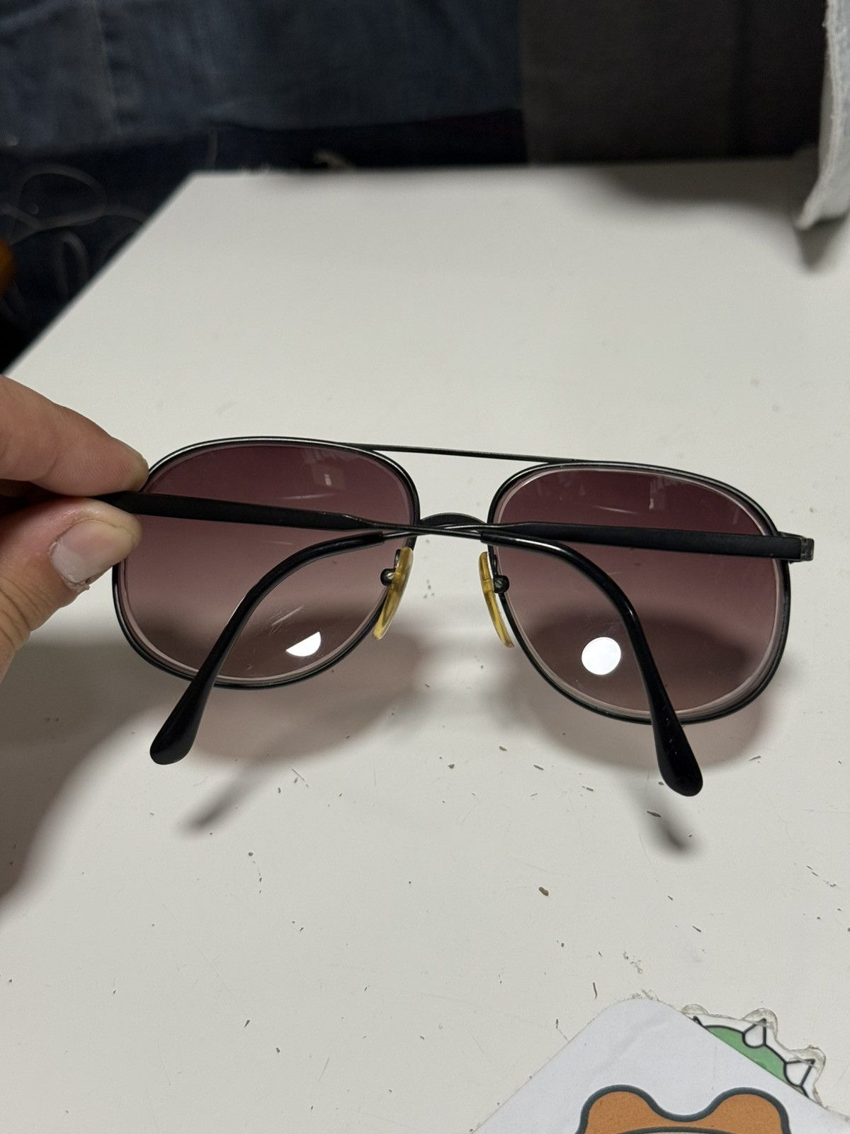 Other Vintage Marcolin Marachon Aviator Sunglasses script Size ONE SIZE - 4 Thumbnail