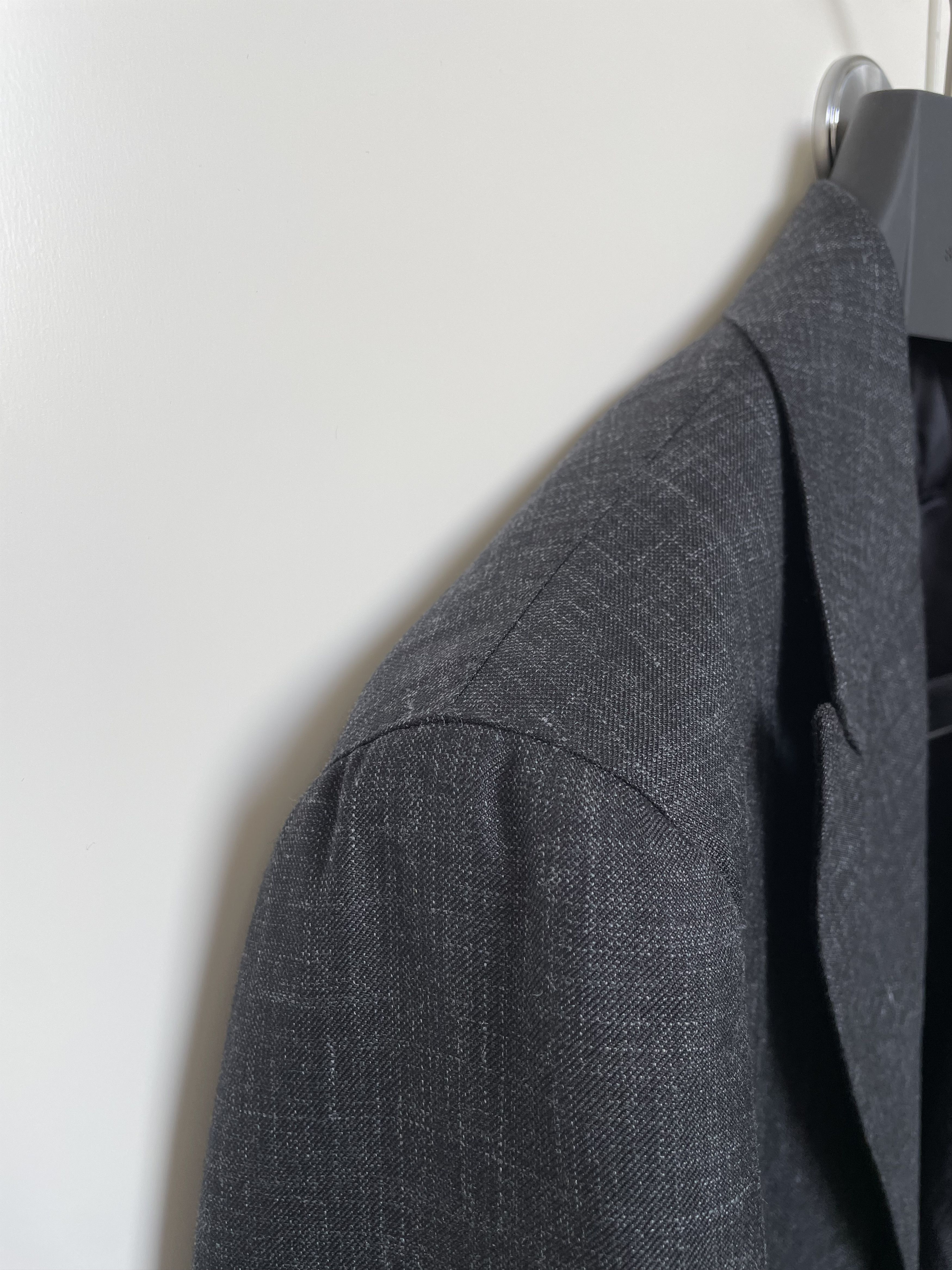 Suitsupply NWT Suitsupply charcoal full canvas jacket, size 40R\EU50 Size 40R - 3 Thumbnail