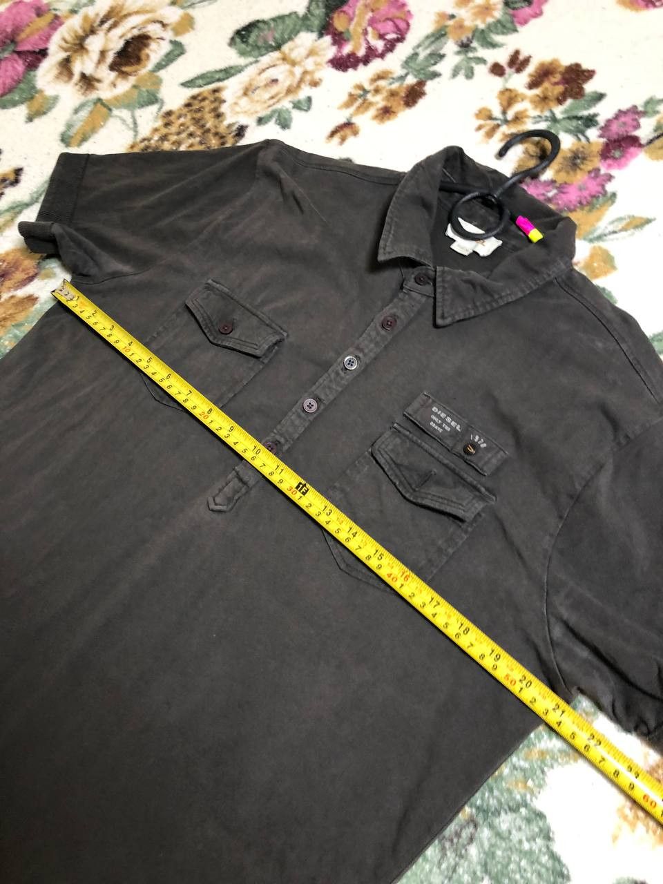 Diesel Men's Diesel T-Maya-RS Jersey Polo Shirt Chest Pockets Size US XL / EU 56 / 4 - 7 Thumbnail