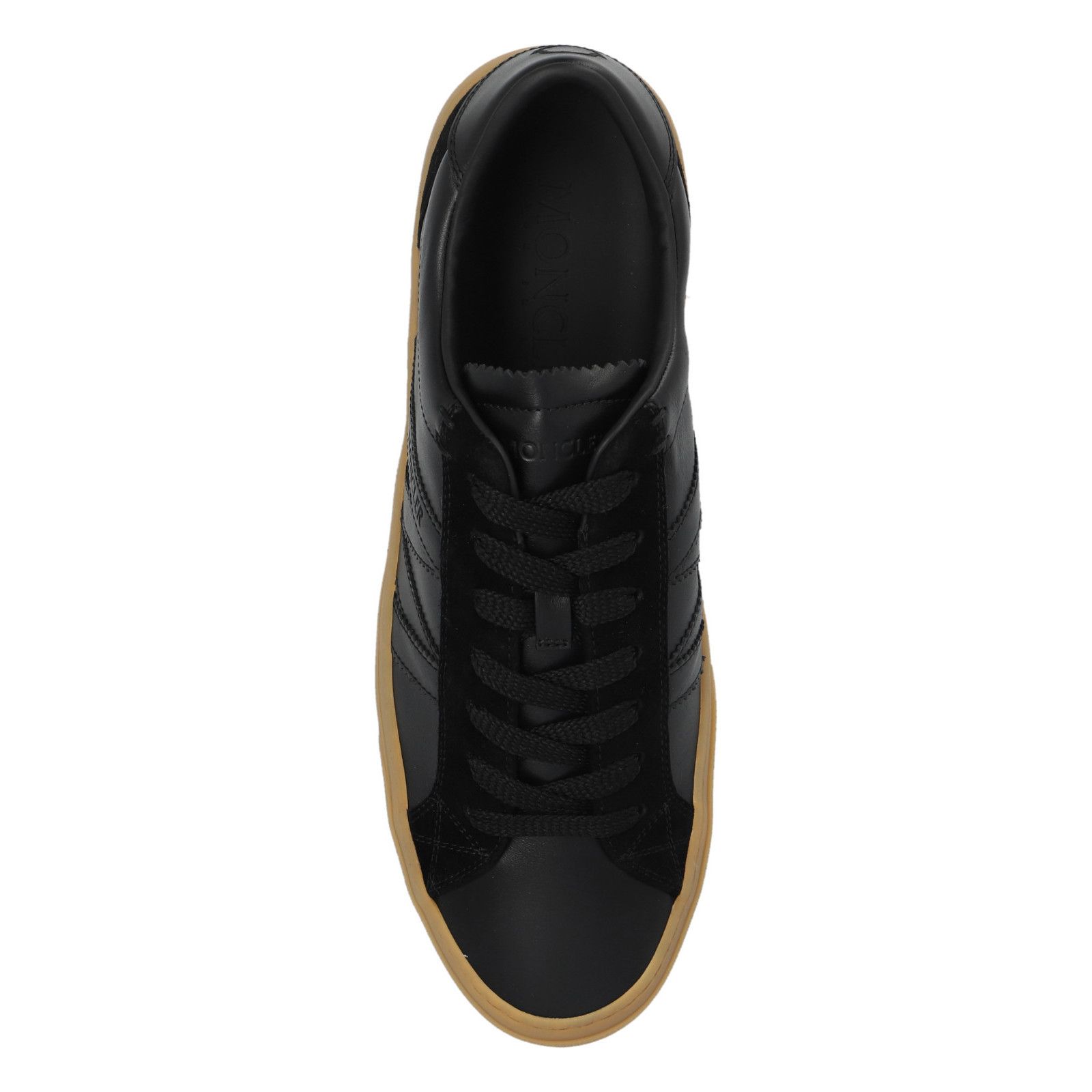 MONCLER Monaco 2 Black Sneakers New (Men's size:8;)