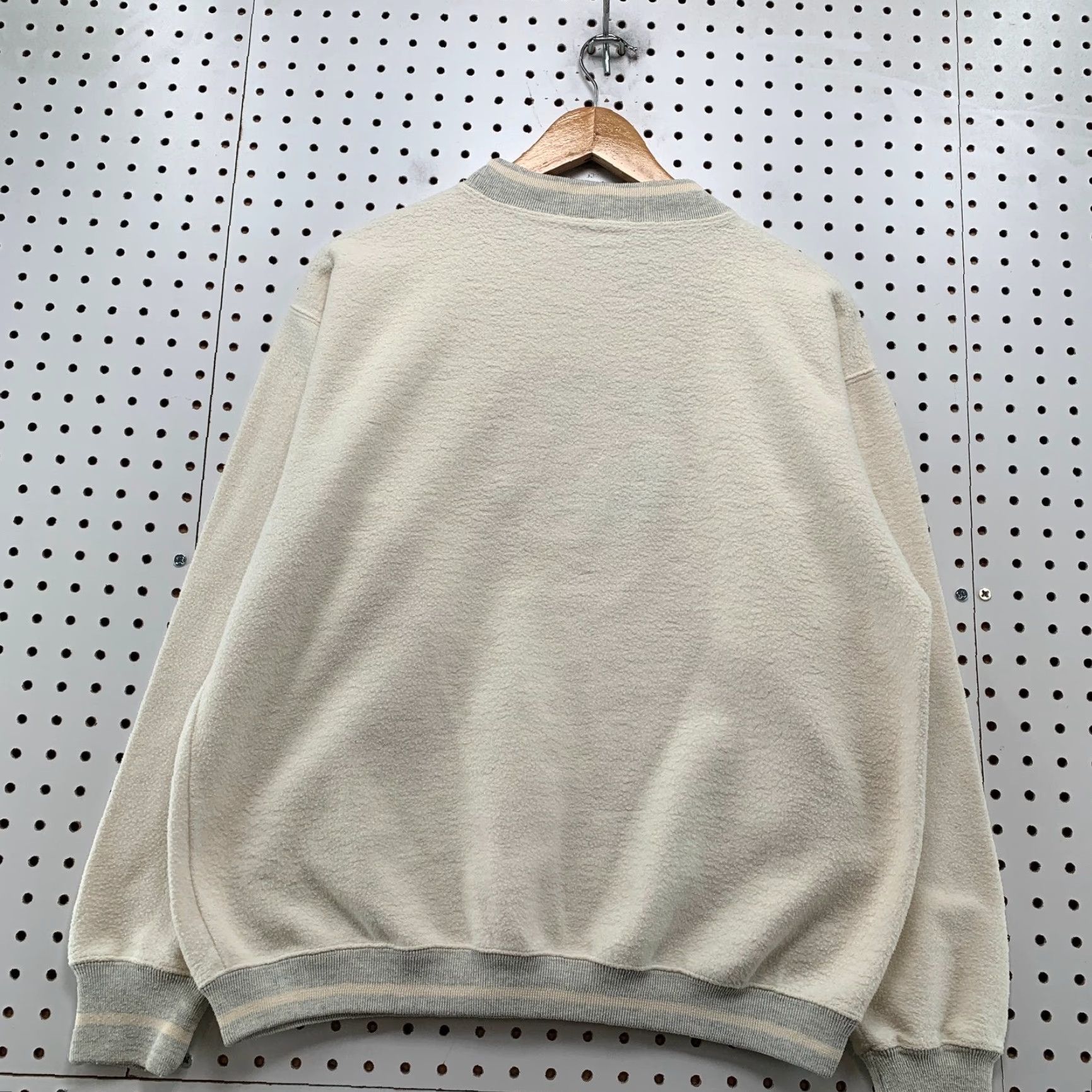Nordstrom VINTAGE Miller Works Sweatshirt Mens S Beige Reverse Fleece 90s 80s Alaska Nordstrom Beige Skiing Winter Pullover Crew Neck Long Sleeve 90s RARE Mens Size US S / EU 44-46 / 1 - 2 Thumbnail