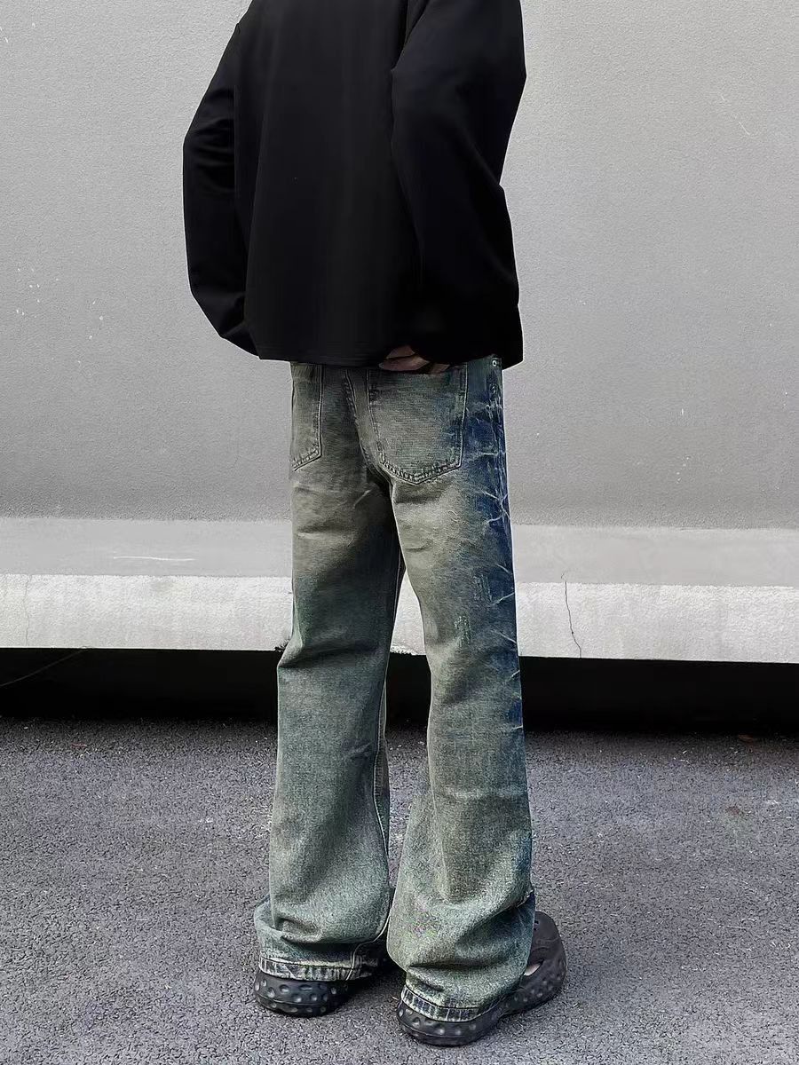 Designer × Jean × Vintage Street vintage washed and distressed baggy jeans Size US 34 / EU 50 - 5 Thumbnail