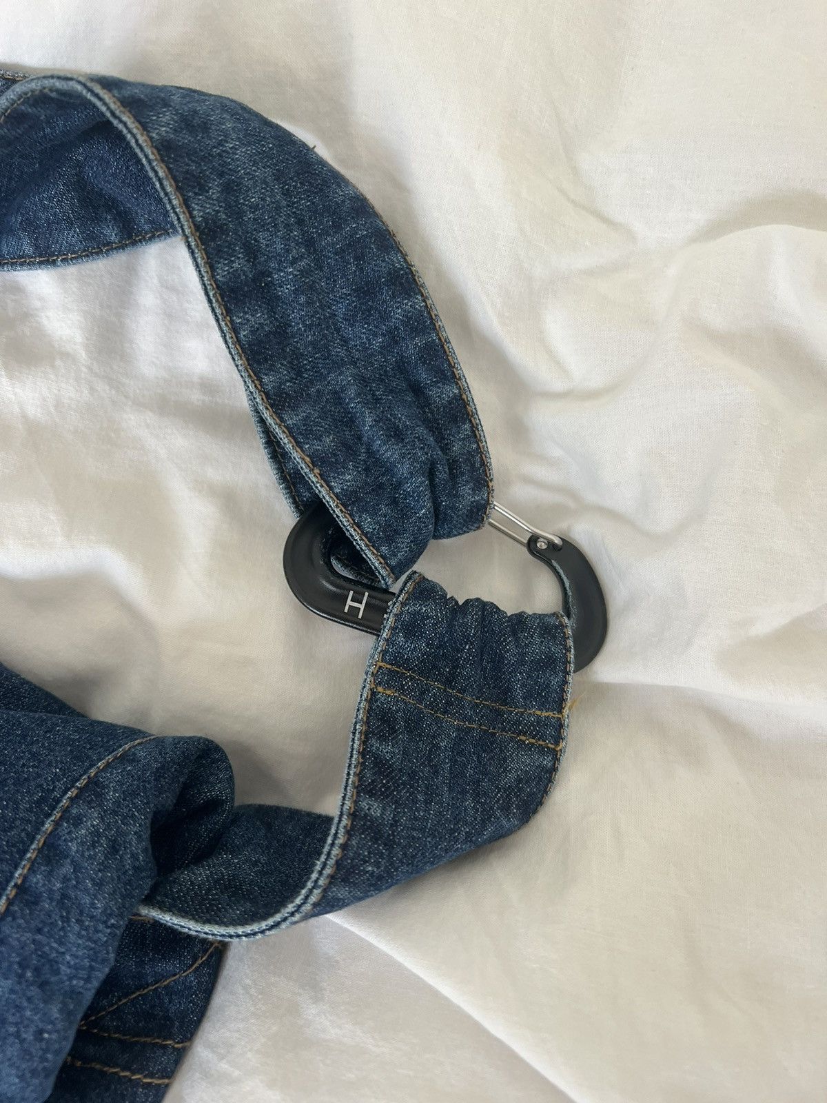 Our Legacy Our Legacy Sling Bag Shoulder bag messenger Mid wash Denim Size ONE SIZE - 10 Thumbnail