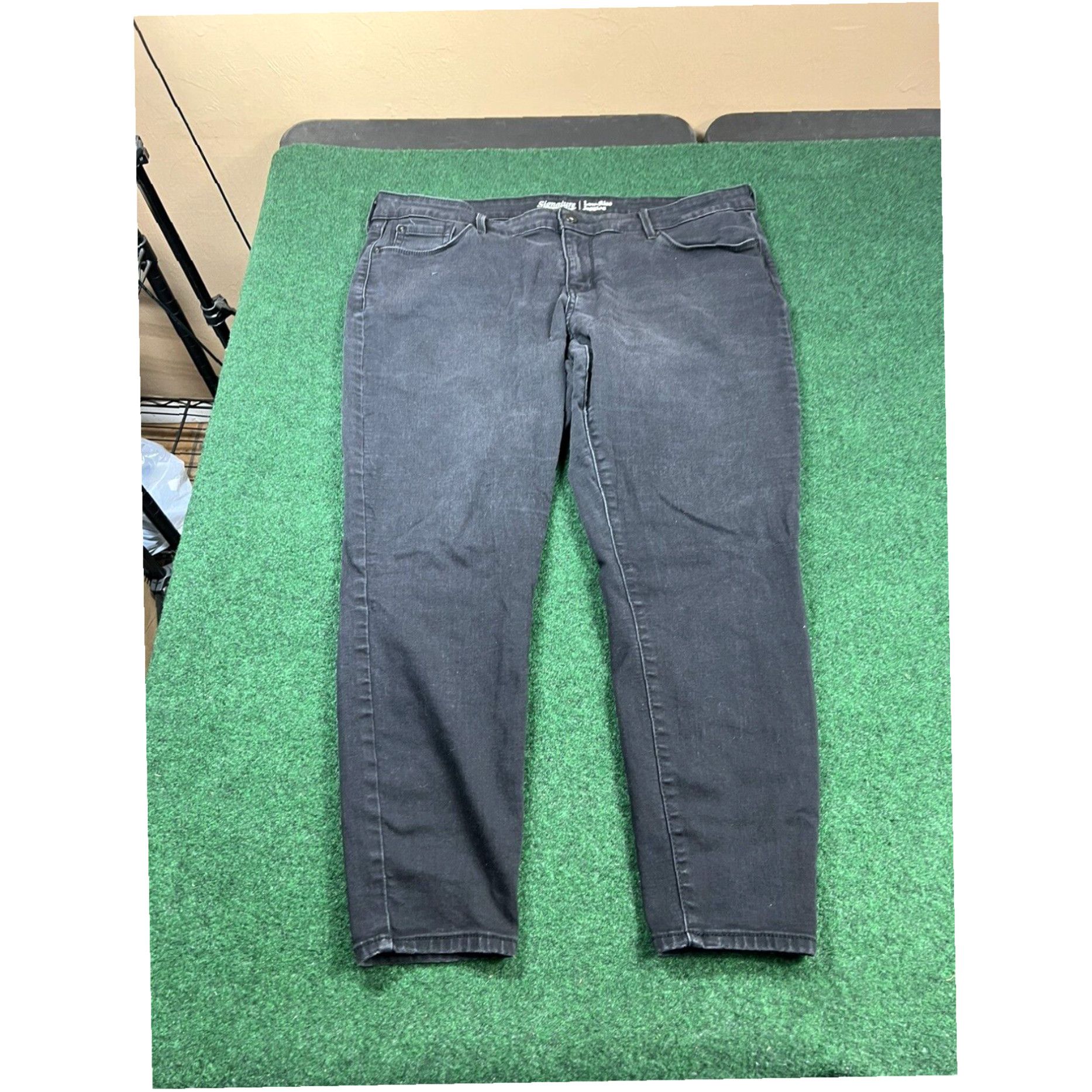 Levi's Signature by Levi's Low Rise Jegging Jeans Women's Plus 22S 36x30 Black Size 40" / US 18 - 4 Thumbnail
