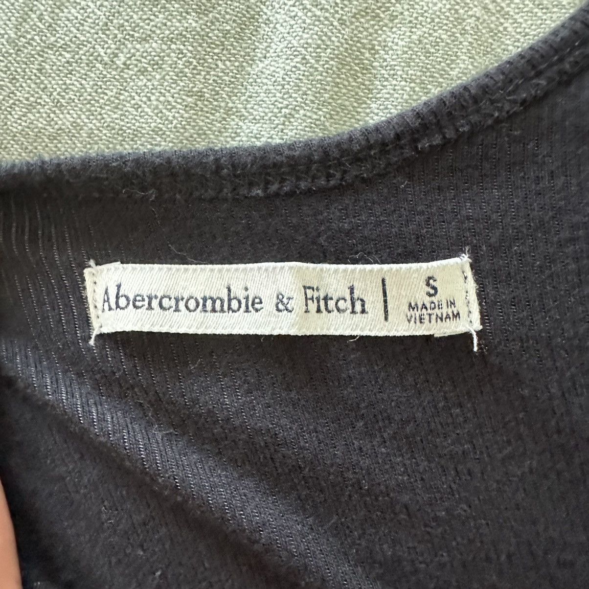 Abercrombie & Fitch Abercrombie & Fitch Black Knotted Shoulders Wrap Bodysuit S Size S / US 4 / IT 40 - 3 Thumbnail