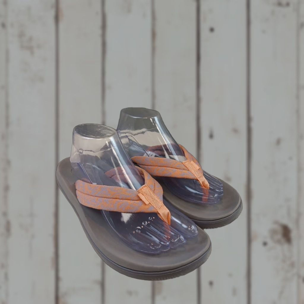 Chaco Chaco Sandals Women Flip Flop Chillos Flip Slip On 10 Pink/Gray Casual Travel blue Summer Womens Size US 8 / IT 38 - 1 Thumbnail