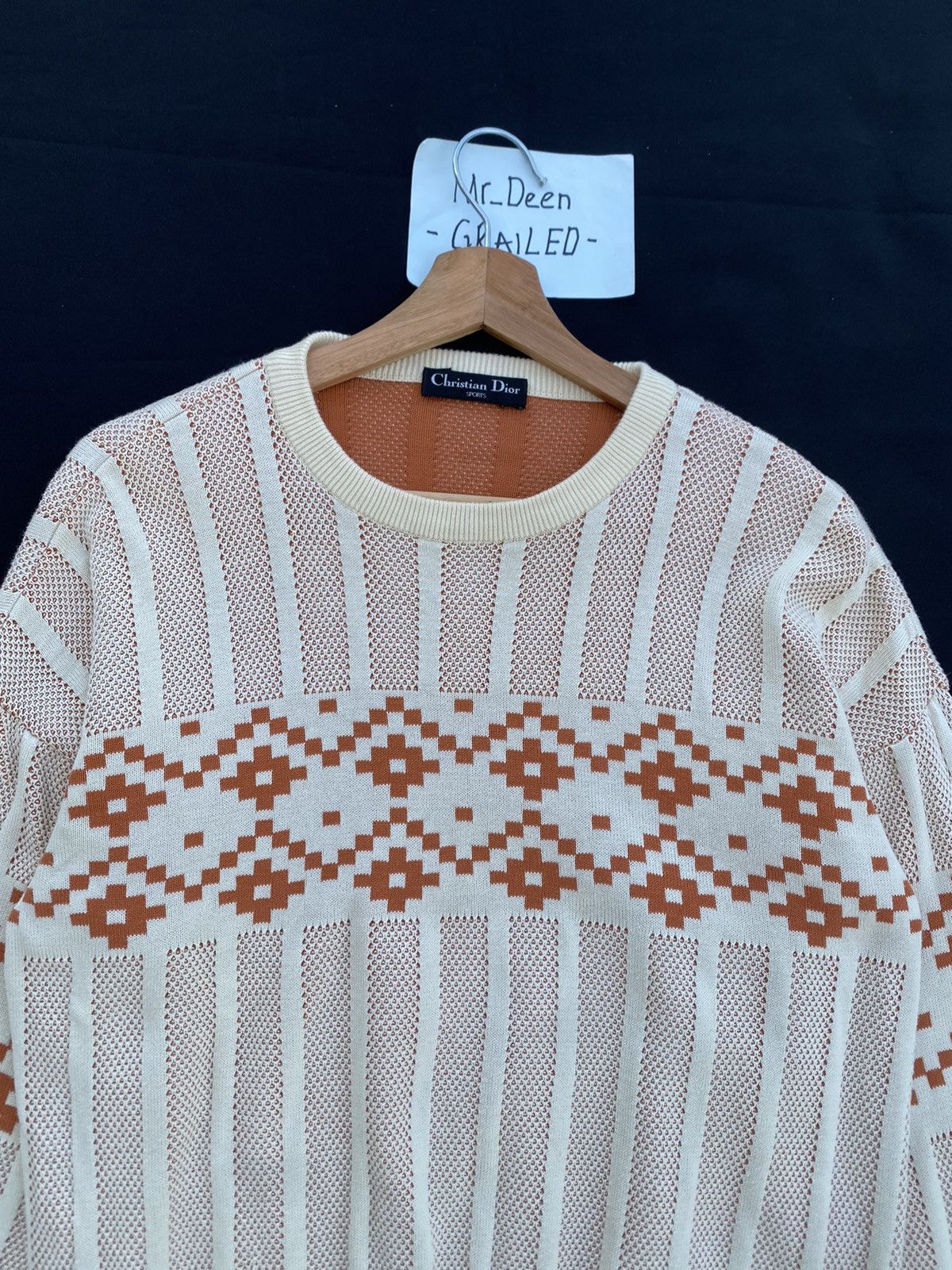 Christian Dior Monsieur Rare Vintage Christian Dior Sports Knitwear Sweater Size US M / EU 48-50 / 2 - 7 Thumbnail